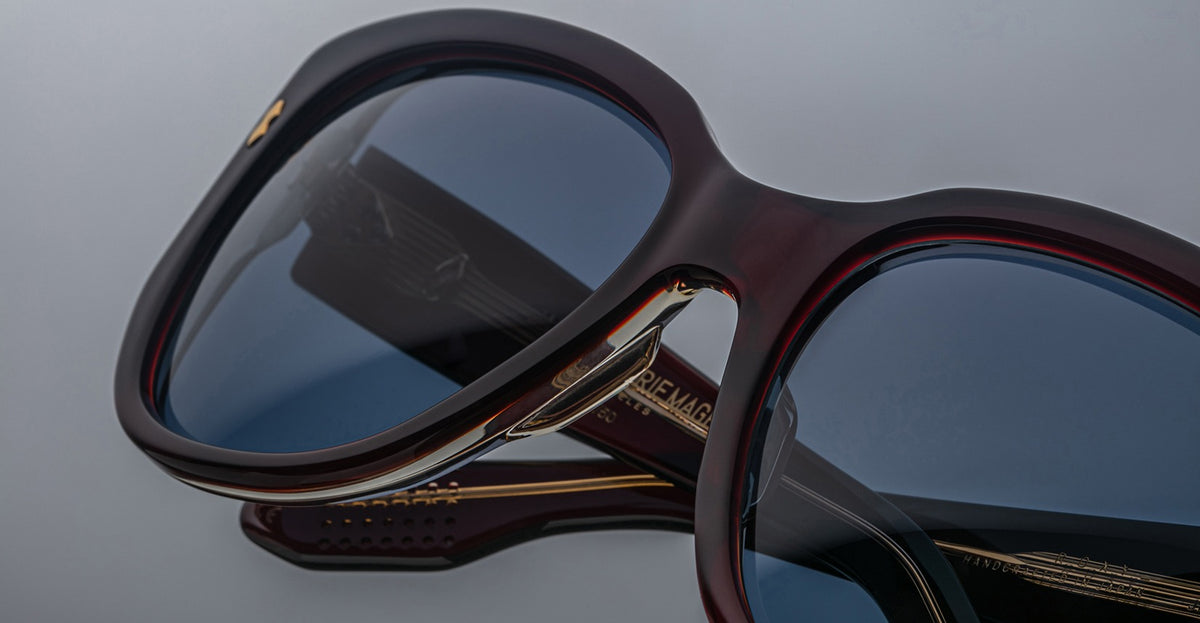 Jacques Marie Mage Roxy in Burgundy JMMRY-24