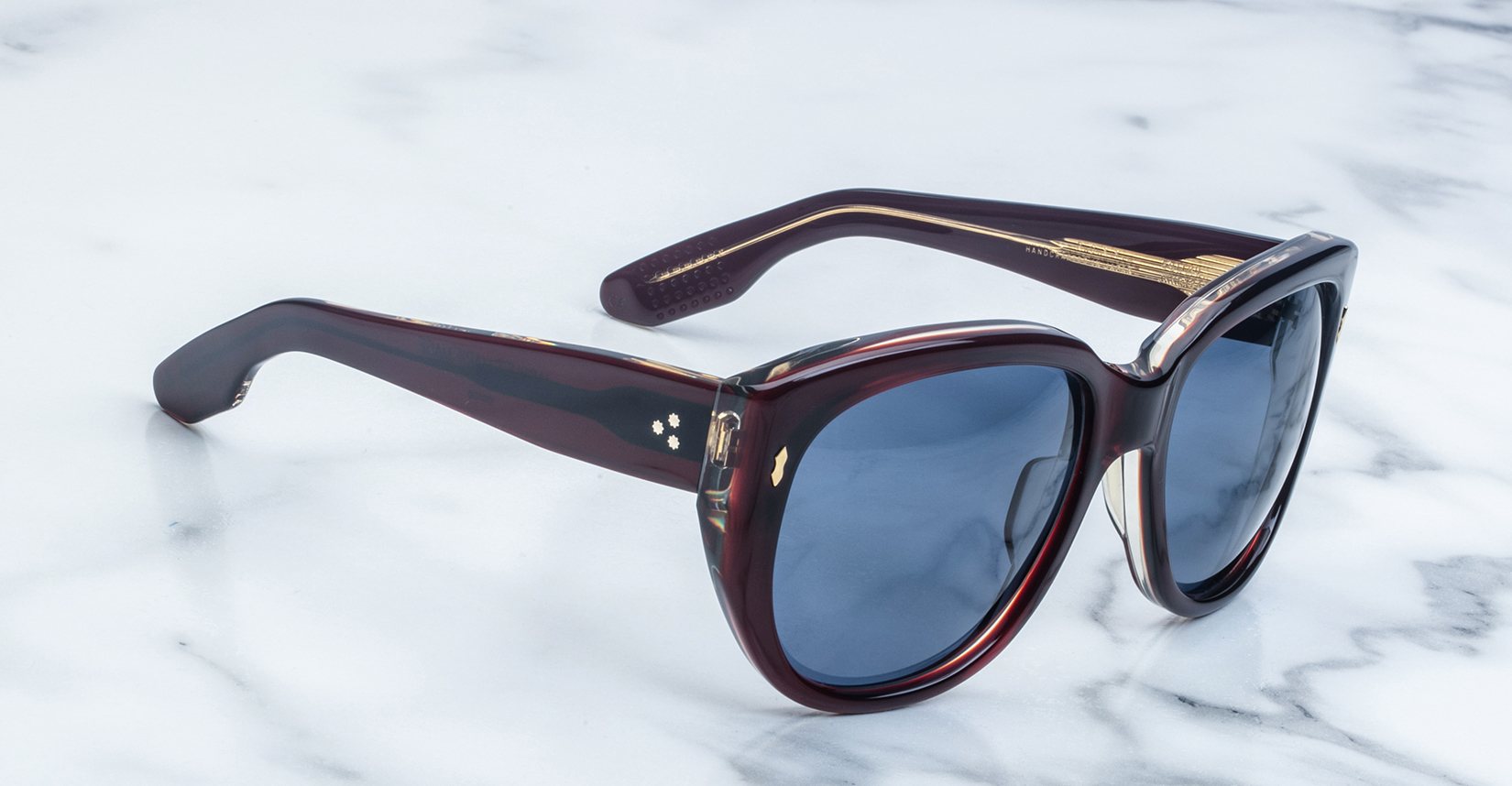 Jacques Marie Mage Roxy in Burgundy JMMRY-24