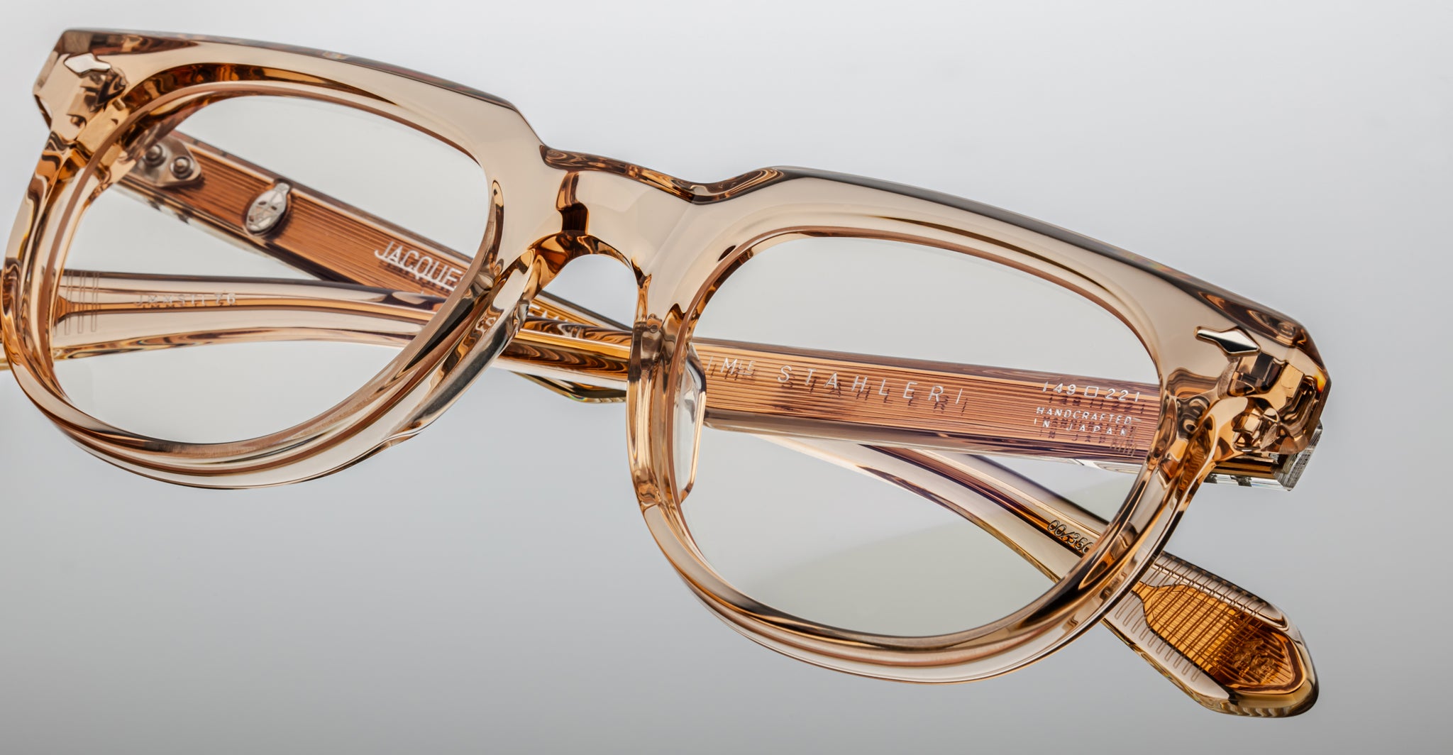 Jacques Marie Mage Stahler Optical Frame in Sand JMMSTLRX-76