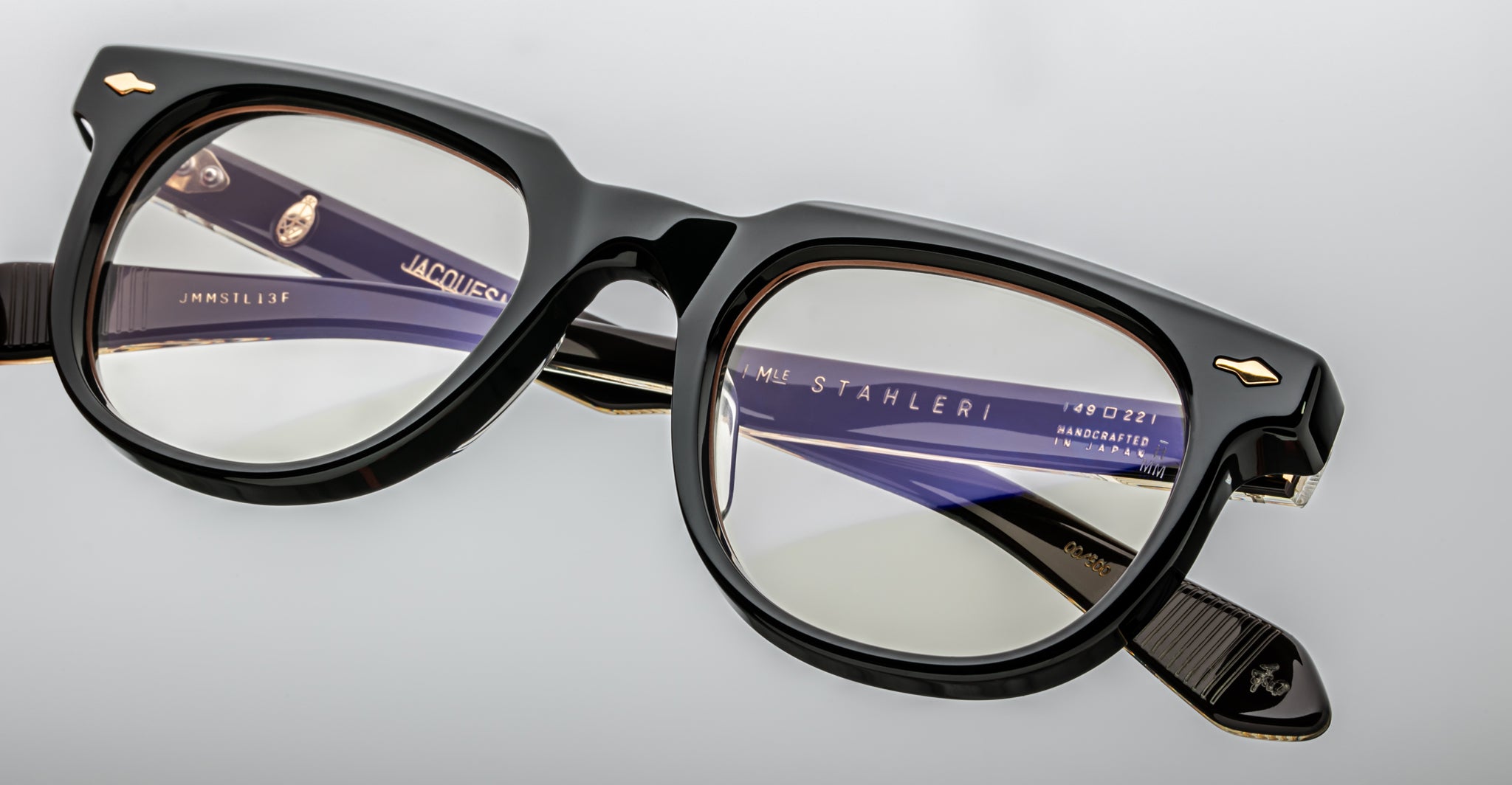 Jacques Marie Mage Stahler Optical Frame in Stallion JMMSTLRX-13F