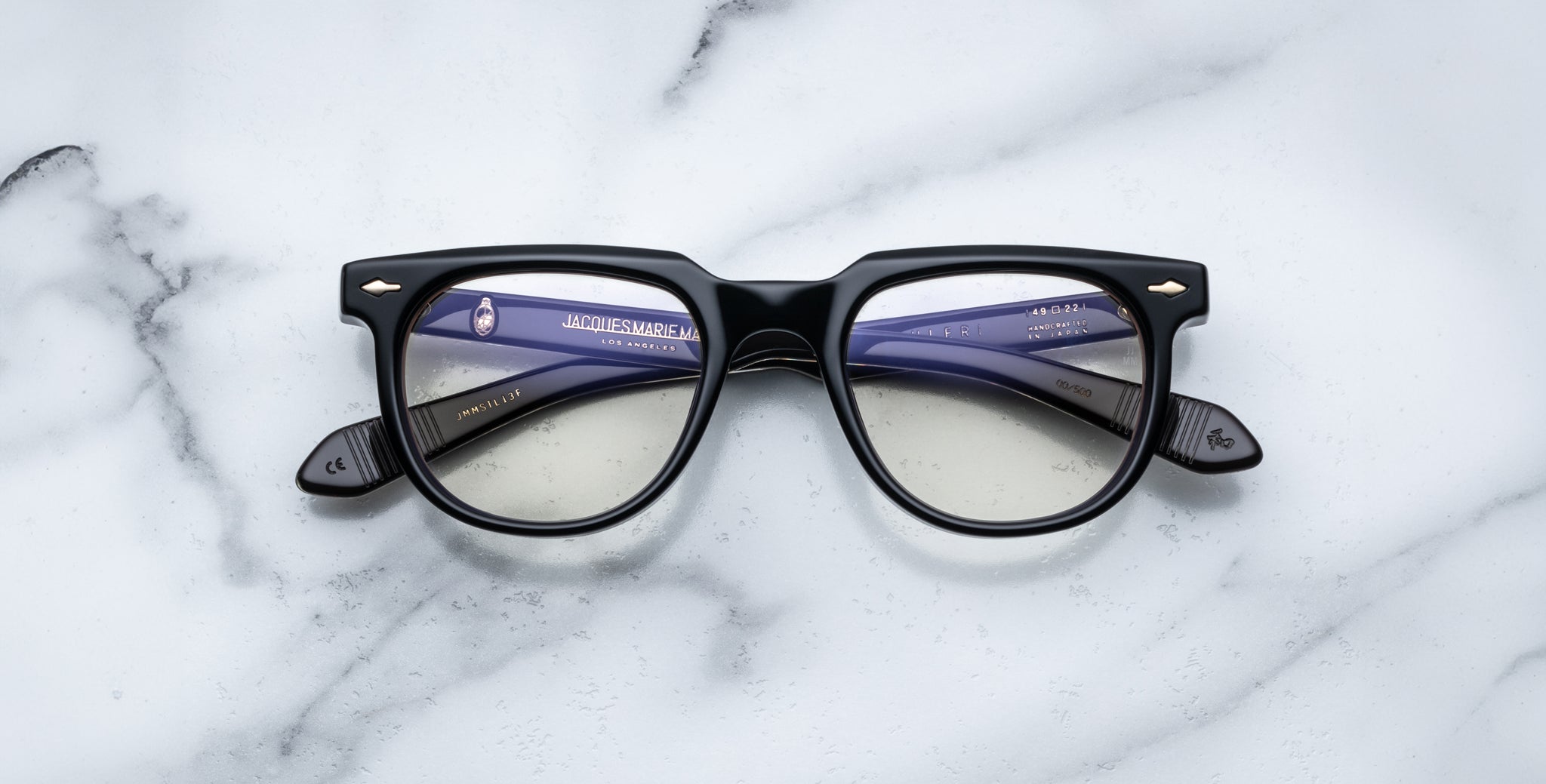 Jacques Marie Mage Stahler Optical Frame in Stallion JMMSTLRX-13F