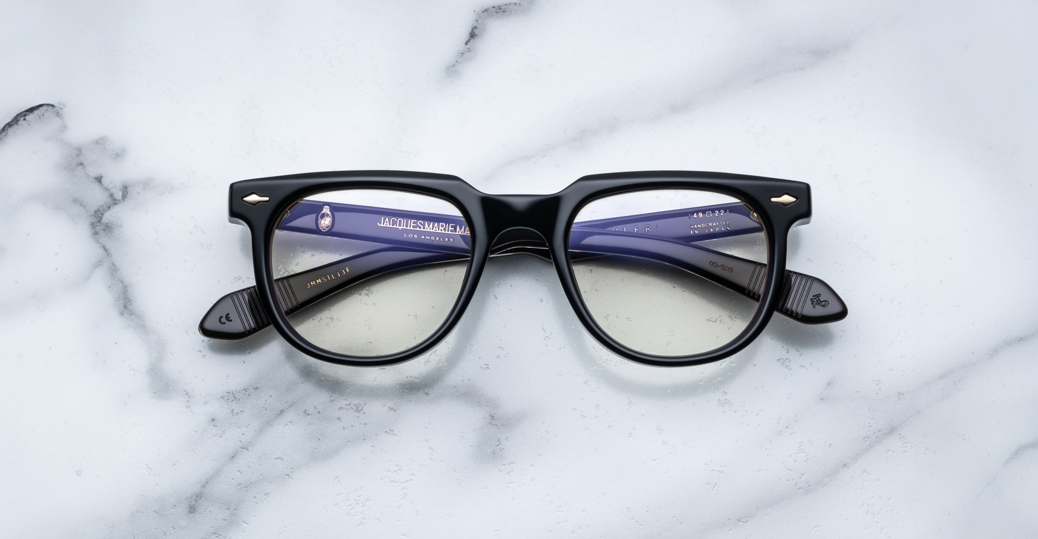 Jacques Marie Mage Stahler Optical Frame in Stallion JMMSTLRX-13F