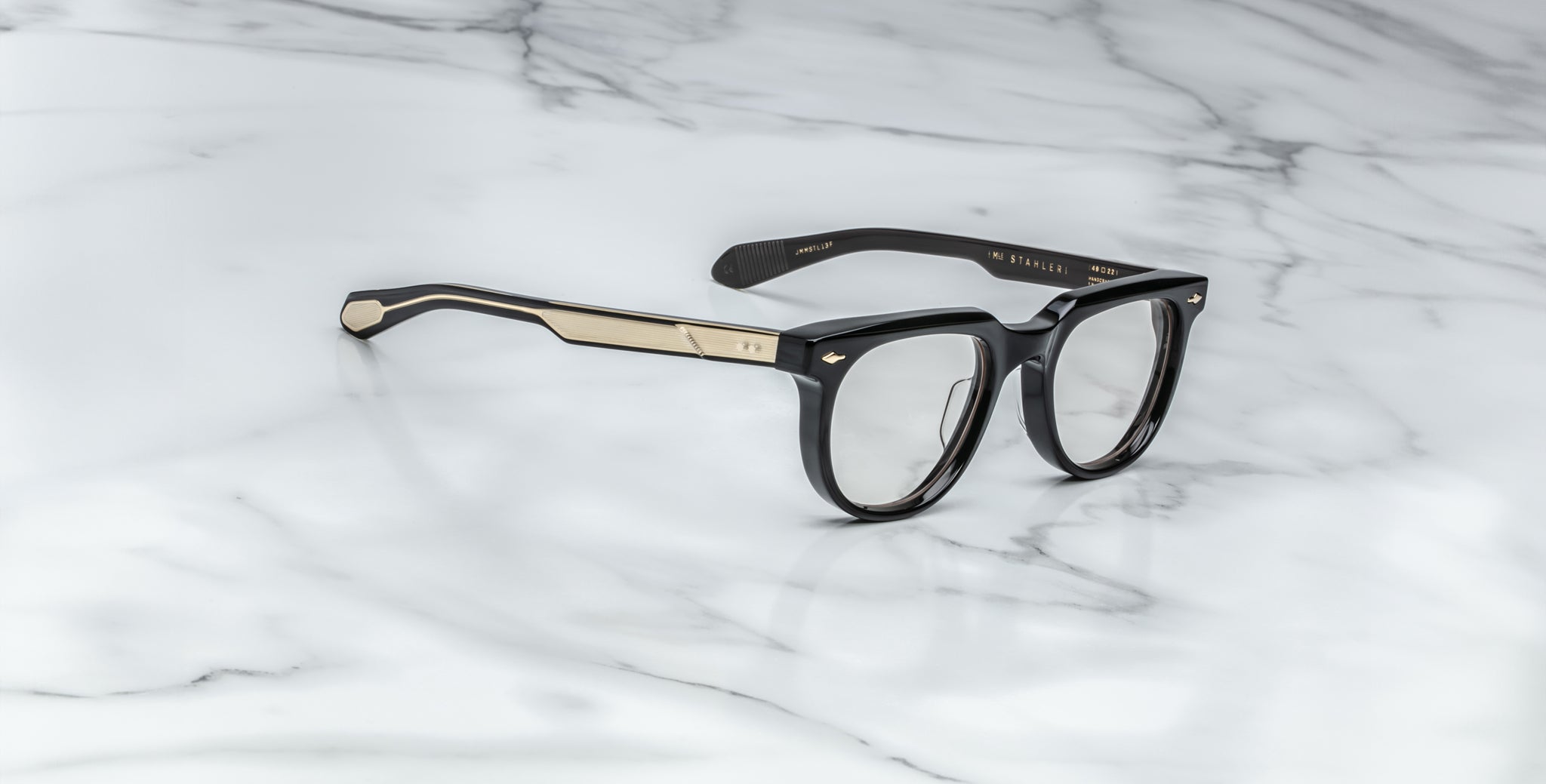 Jacques Marie Mage Stahler Optical Frame in Stallion JMMSTLRX-13F