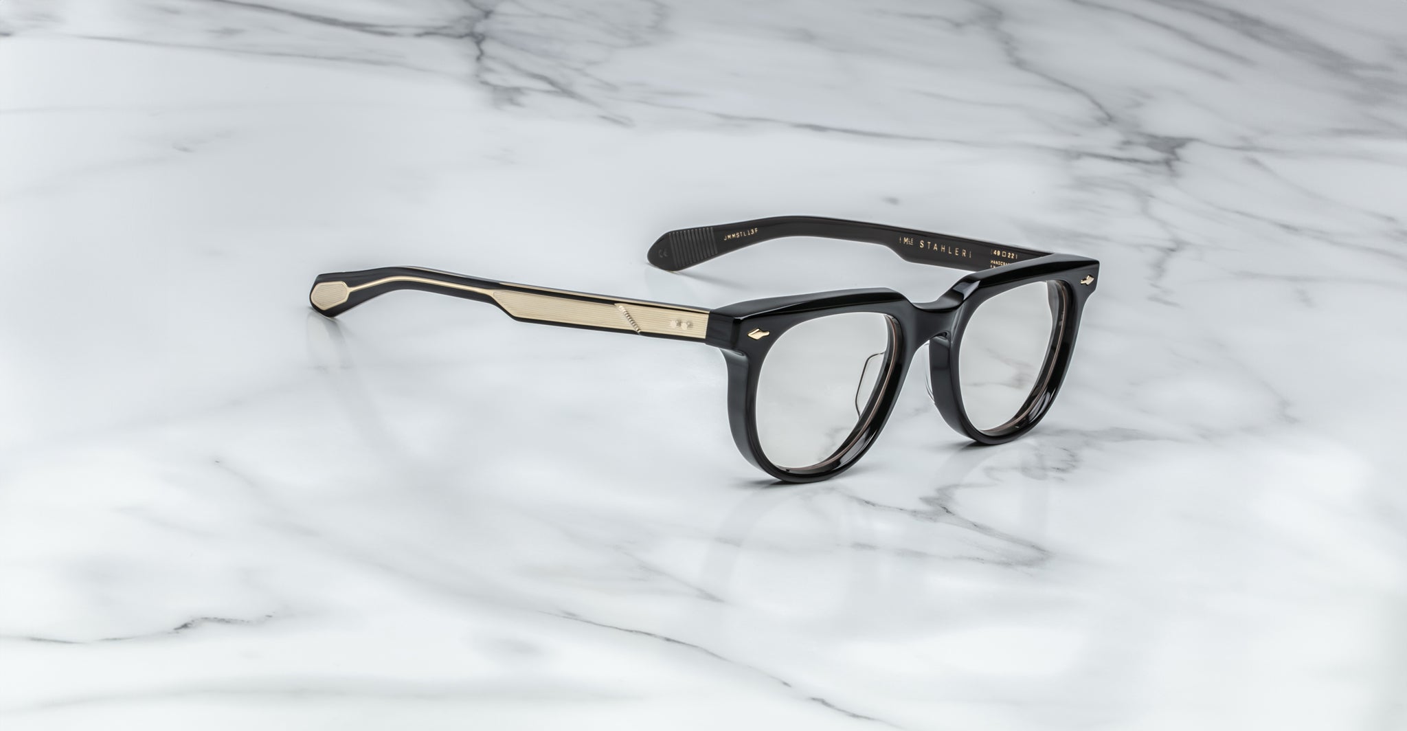 Jacques Marie Mage Stahler Optical Frame in Stallion JMMSTLRX-13F