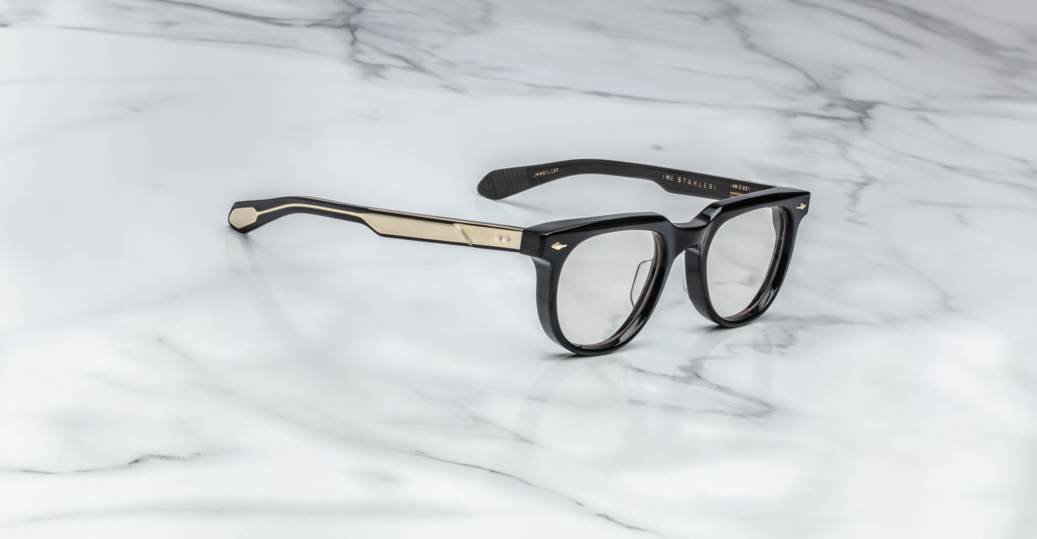 Jacques Marie Mage Stahler Optical Frame in Stallion JMMSTLRX-13F