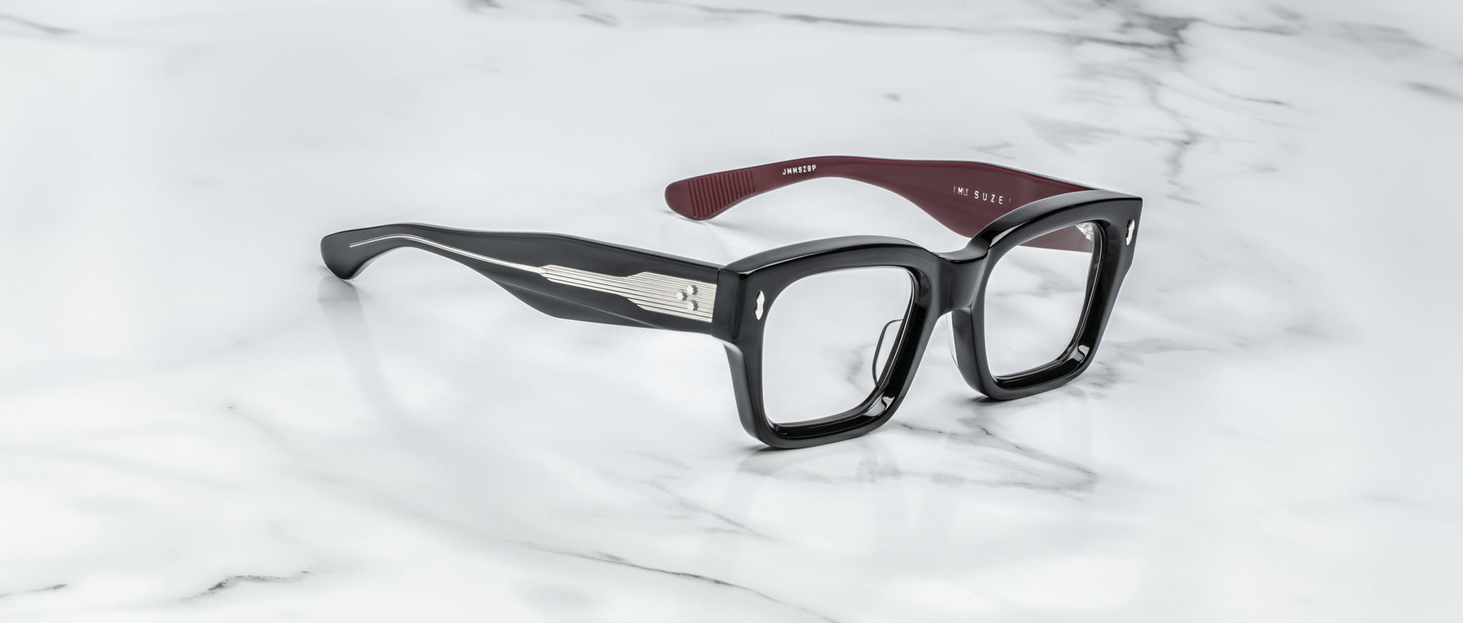 Jacques Marie Mage Suze Optical Frame in Bloodstone JMMSZRX-6P