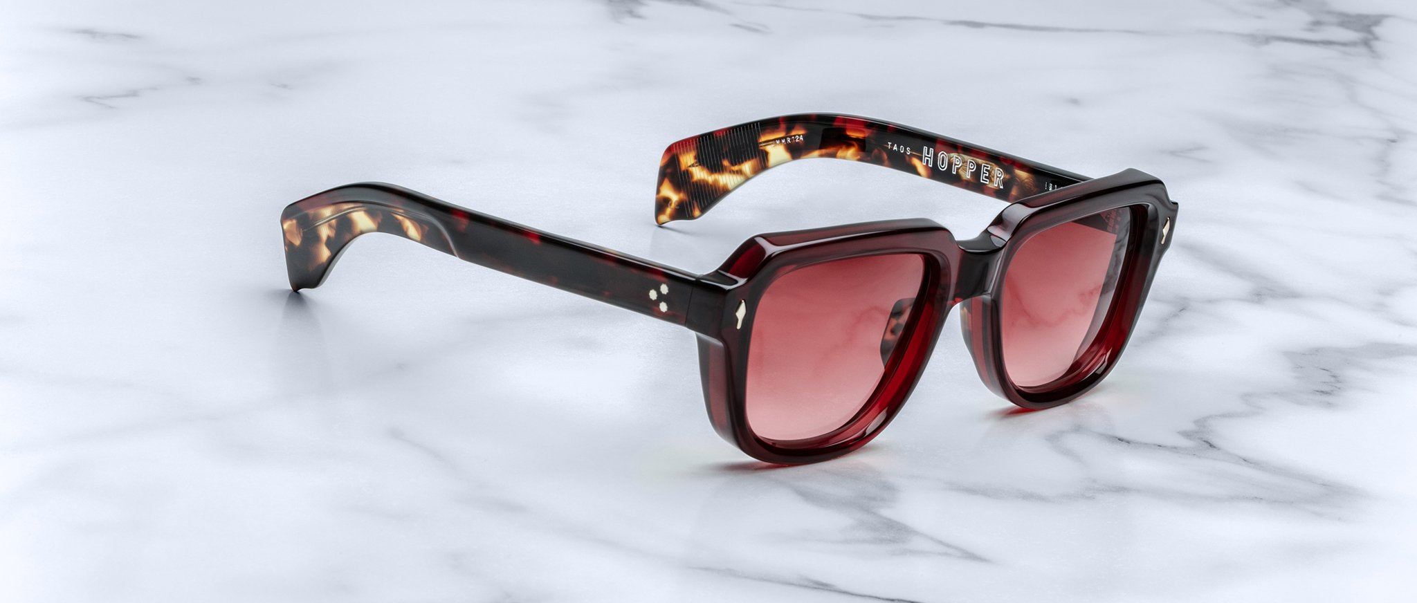 Jacques Marie Mage Taos in Burgundy JMMRT-24