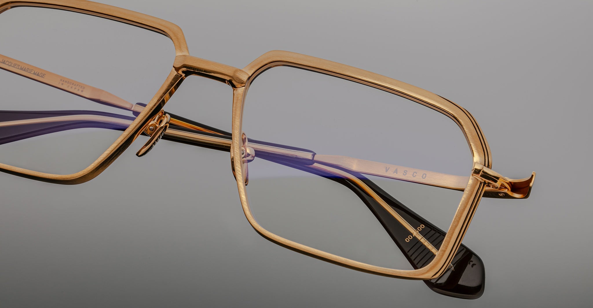 Jacques Marie Mage Vasco in Gold Optical JMMVSRX-40