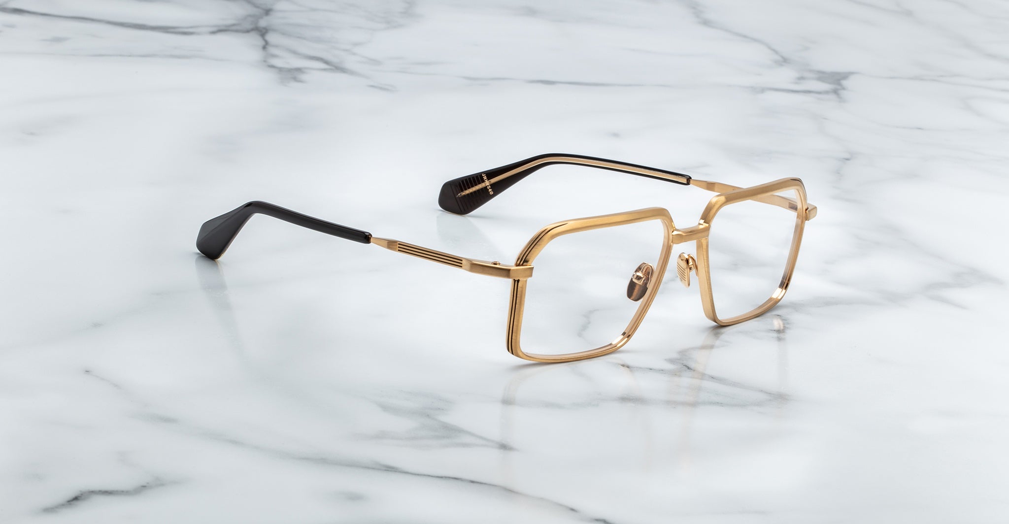 Jacques Marie Mage Vasco in Gold Optical JMMVSRX-40