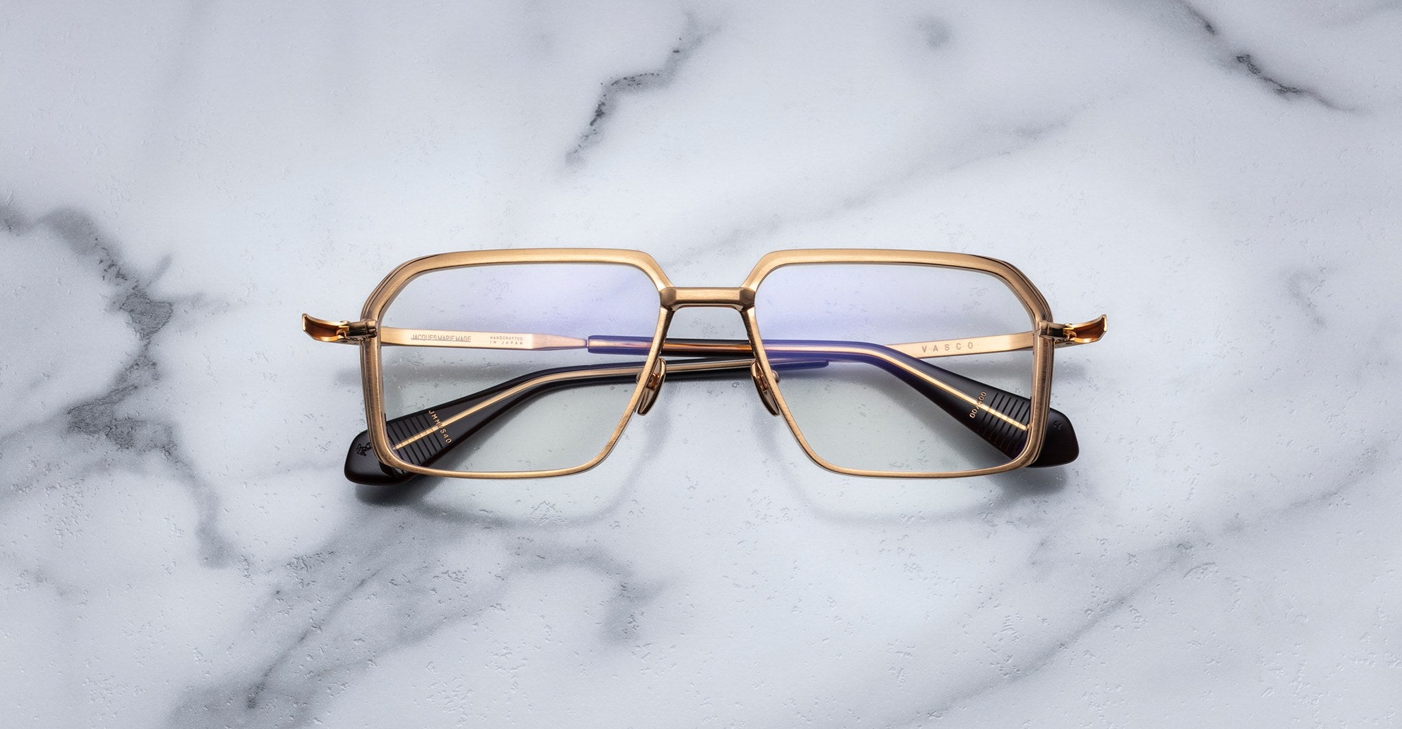 Jacques Marie Mage Vasco in Gold Optical JMMVSRX-40