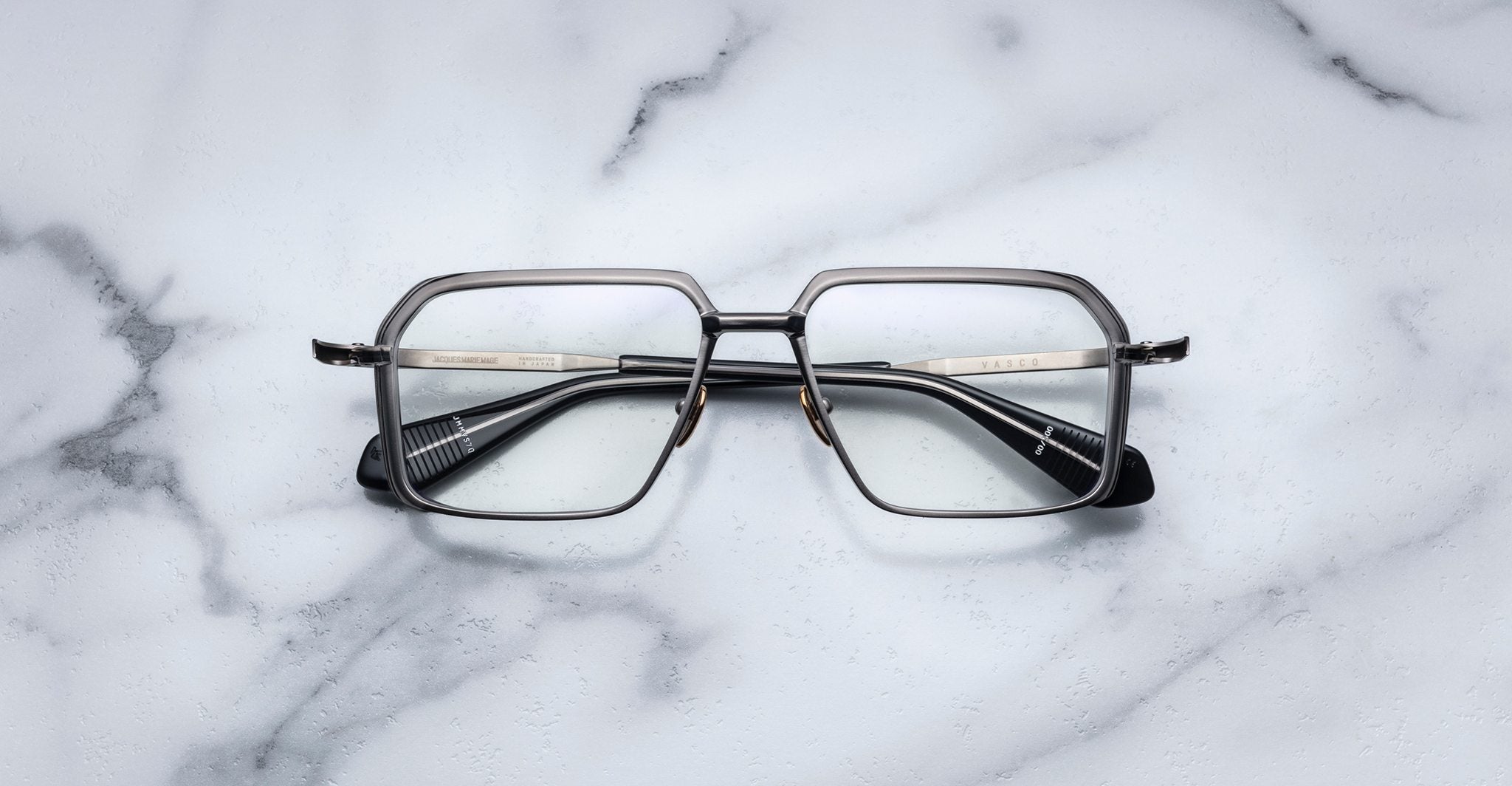 Jacques Marie Mage Vasco in Silver Antique Optical JMMVSRX-7Q