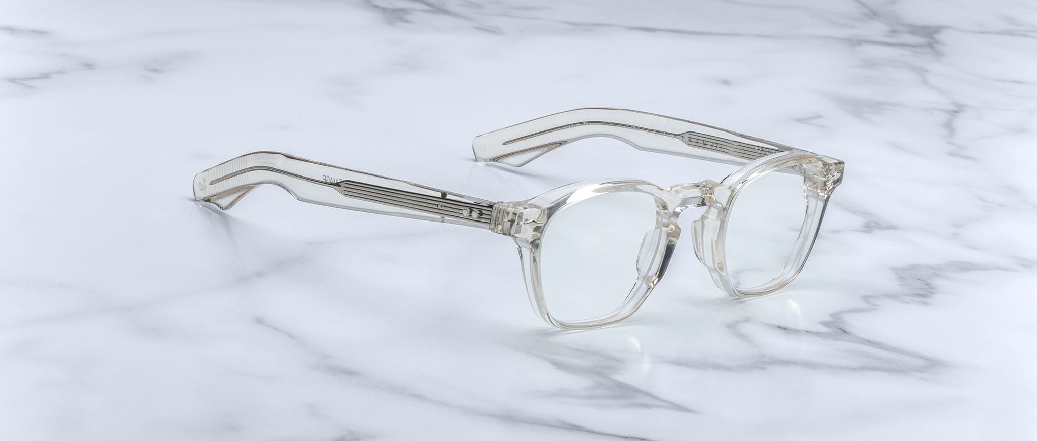 Jacques Marie Mage Zephirin 47 eyeglasses displayed, front view.