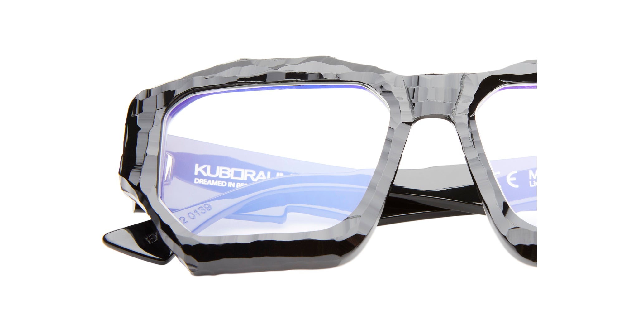 Kuboraum F4 BS OS Optical Frame in Ossidiana KRO0F4BS00OS00OP