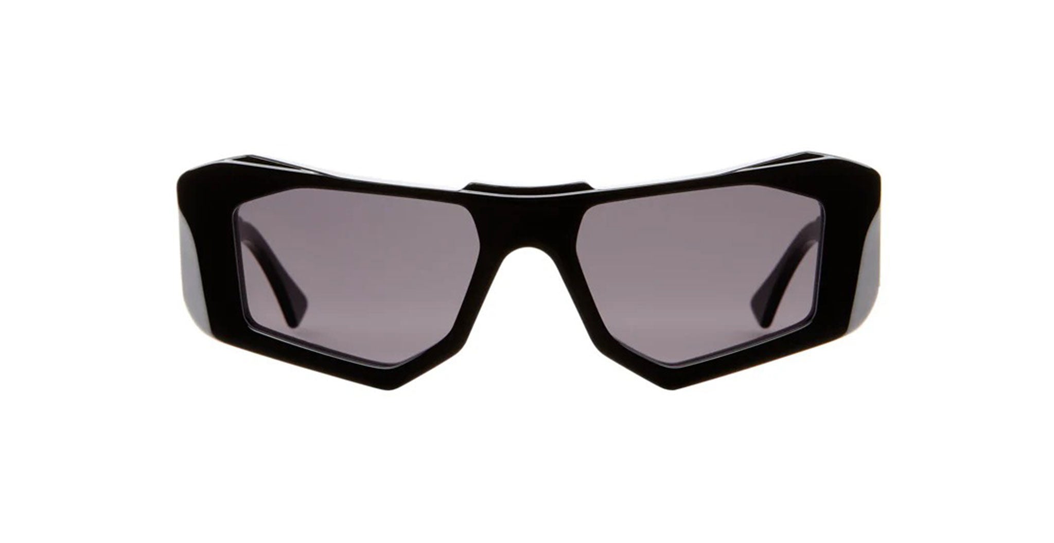 Kuboraum F6 BS Black Shine Sunglasses Front View