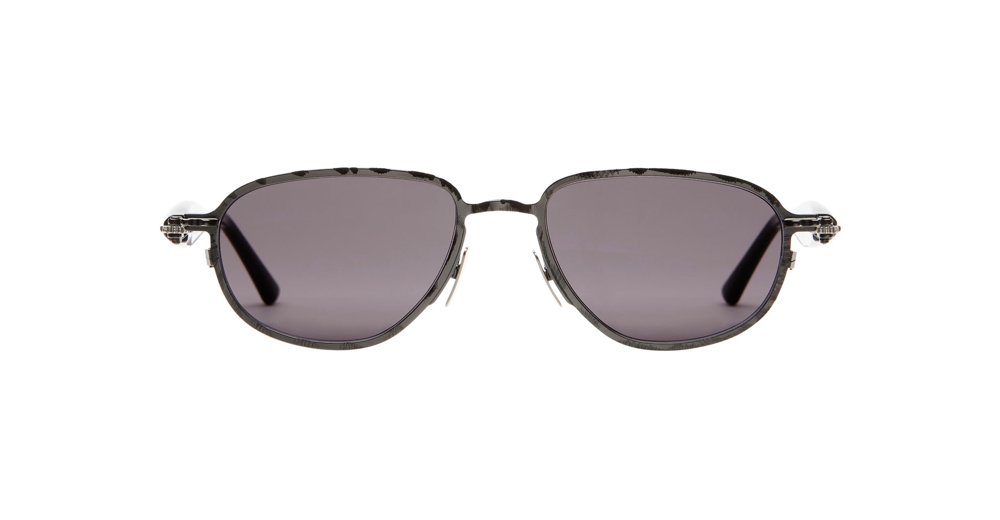 Kuboraum J71 Sunglass in Color RH Gunmetal Front View
