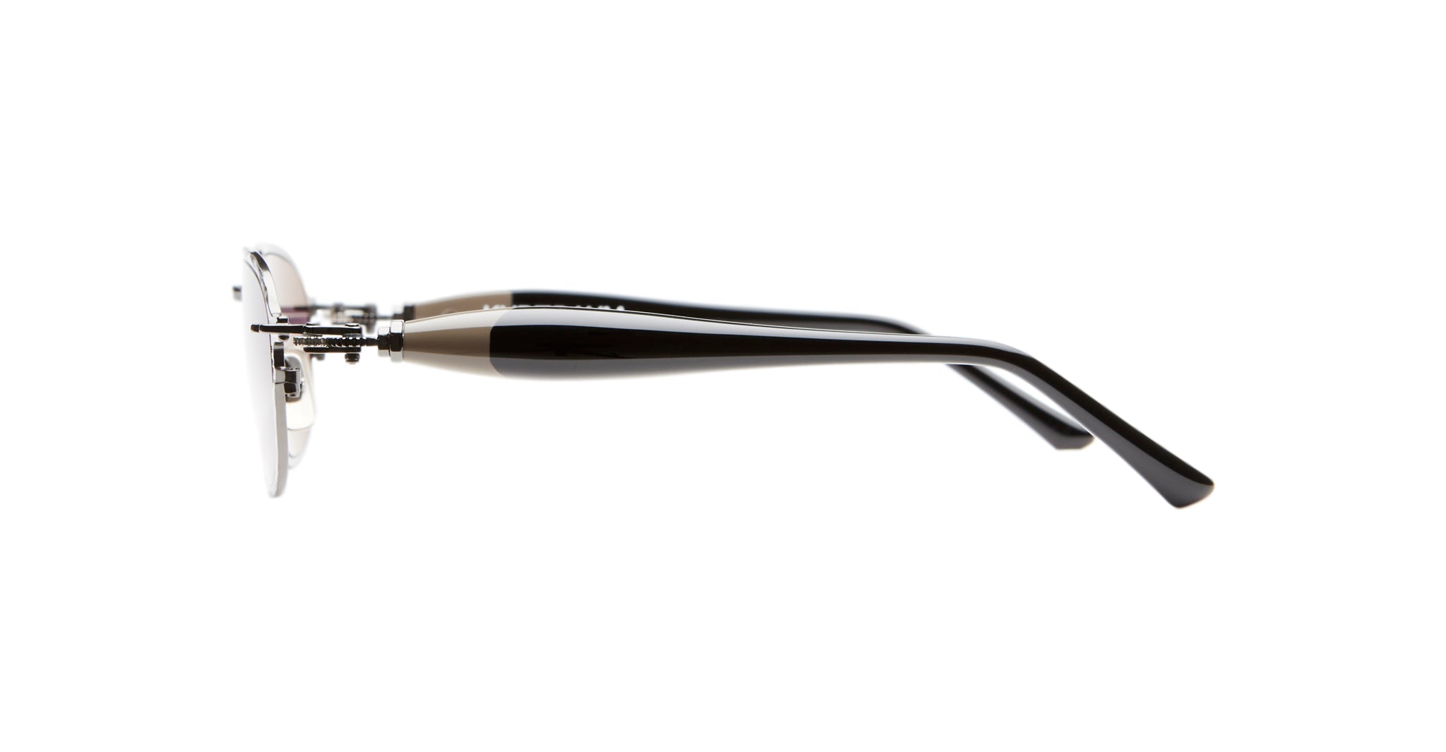 Kuboraum J71 Sunglass in Color RH Gunmetal Profile View