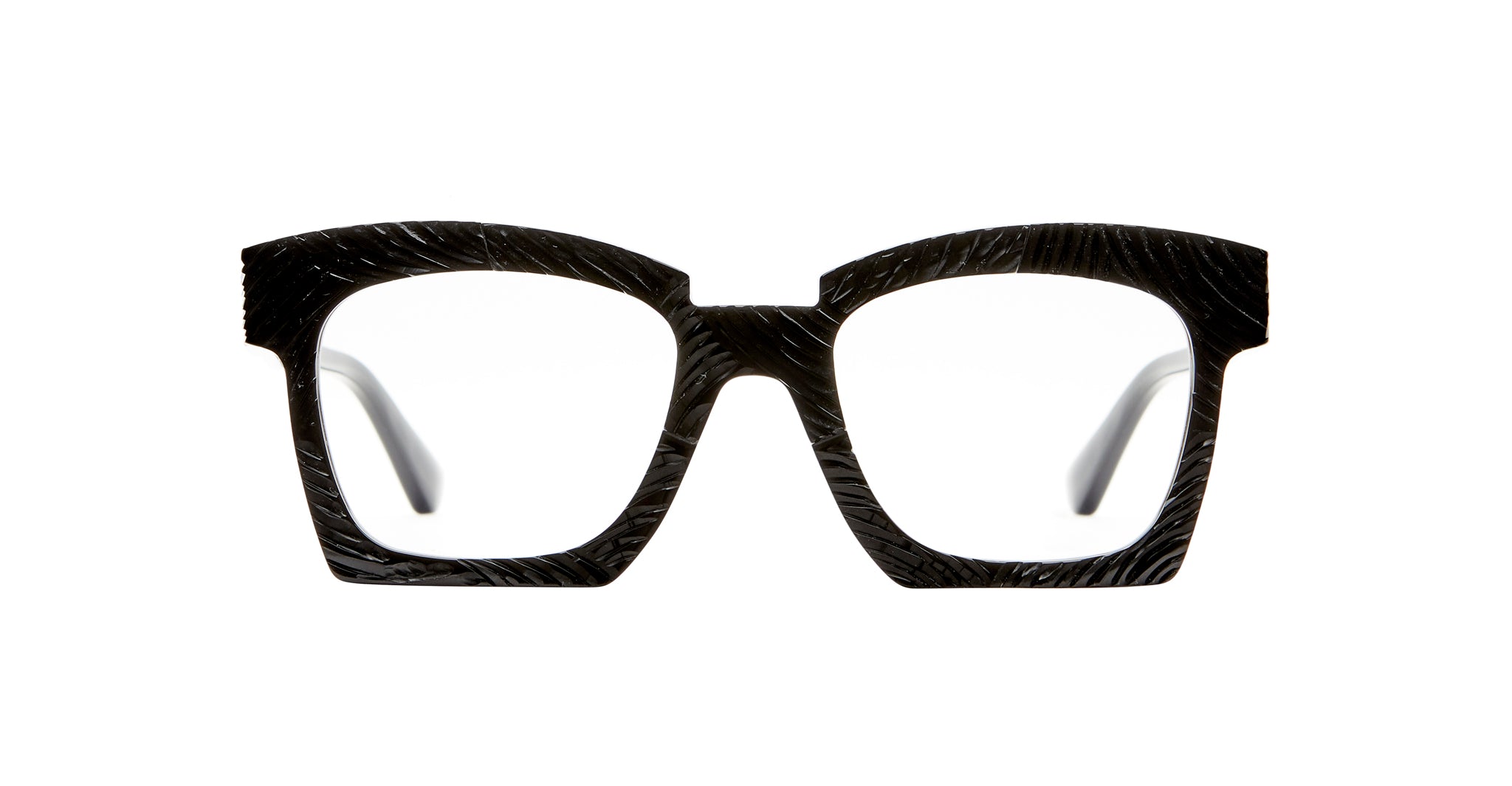Kuboraum K5 Optical Frame in Color BSP Tilted Arc Black Front