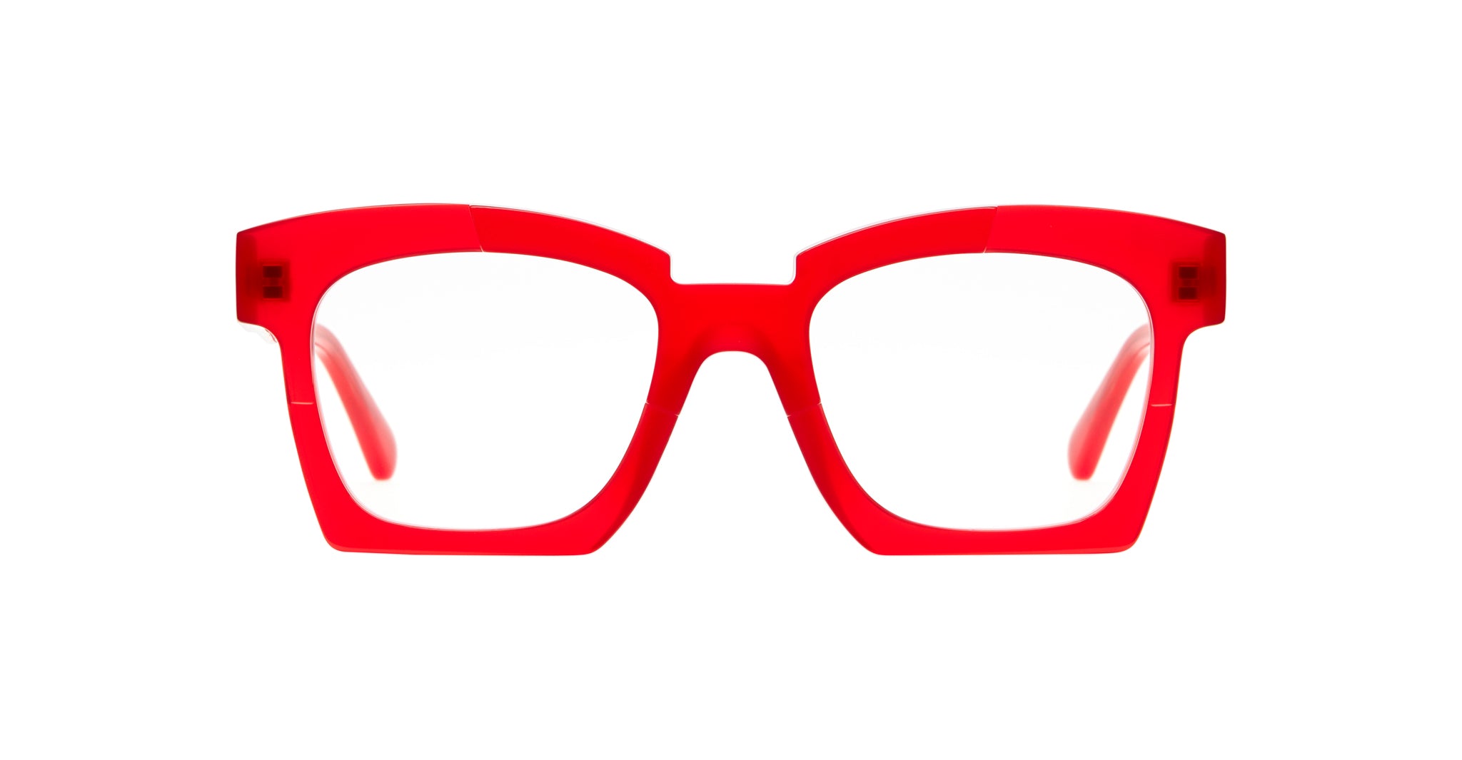 Kuboraum K5 Optical Frame in Color RD Red Front View