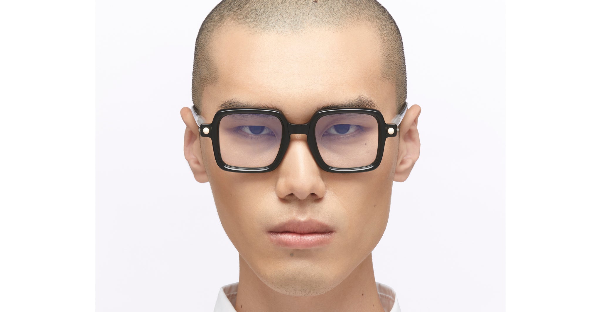 Kuboraum P21 Optical Frame in BS Black Shine KROP21BS000000OP