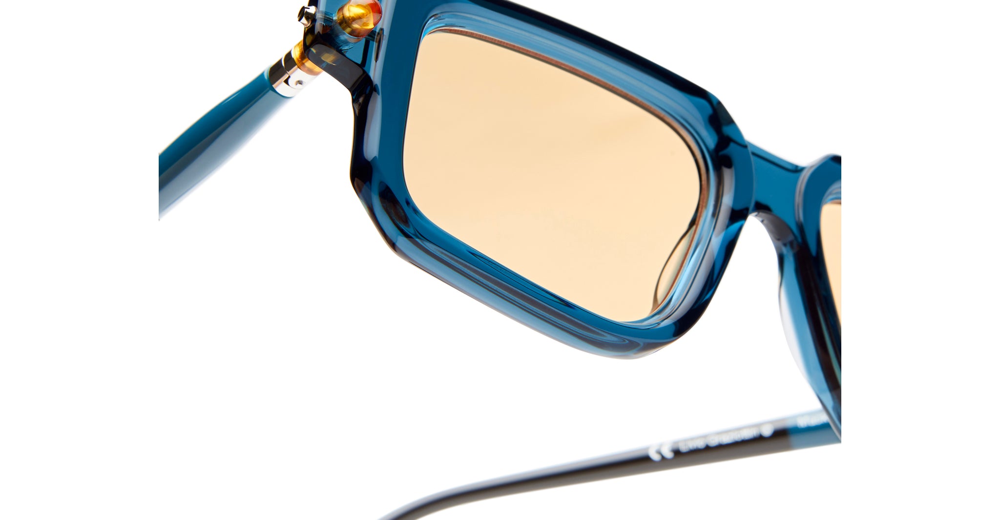 Kuboraum P23 BBY Sunglass in Petrol Blue KRSP23BBY000002R