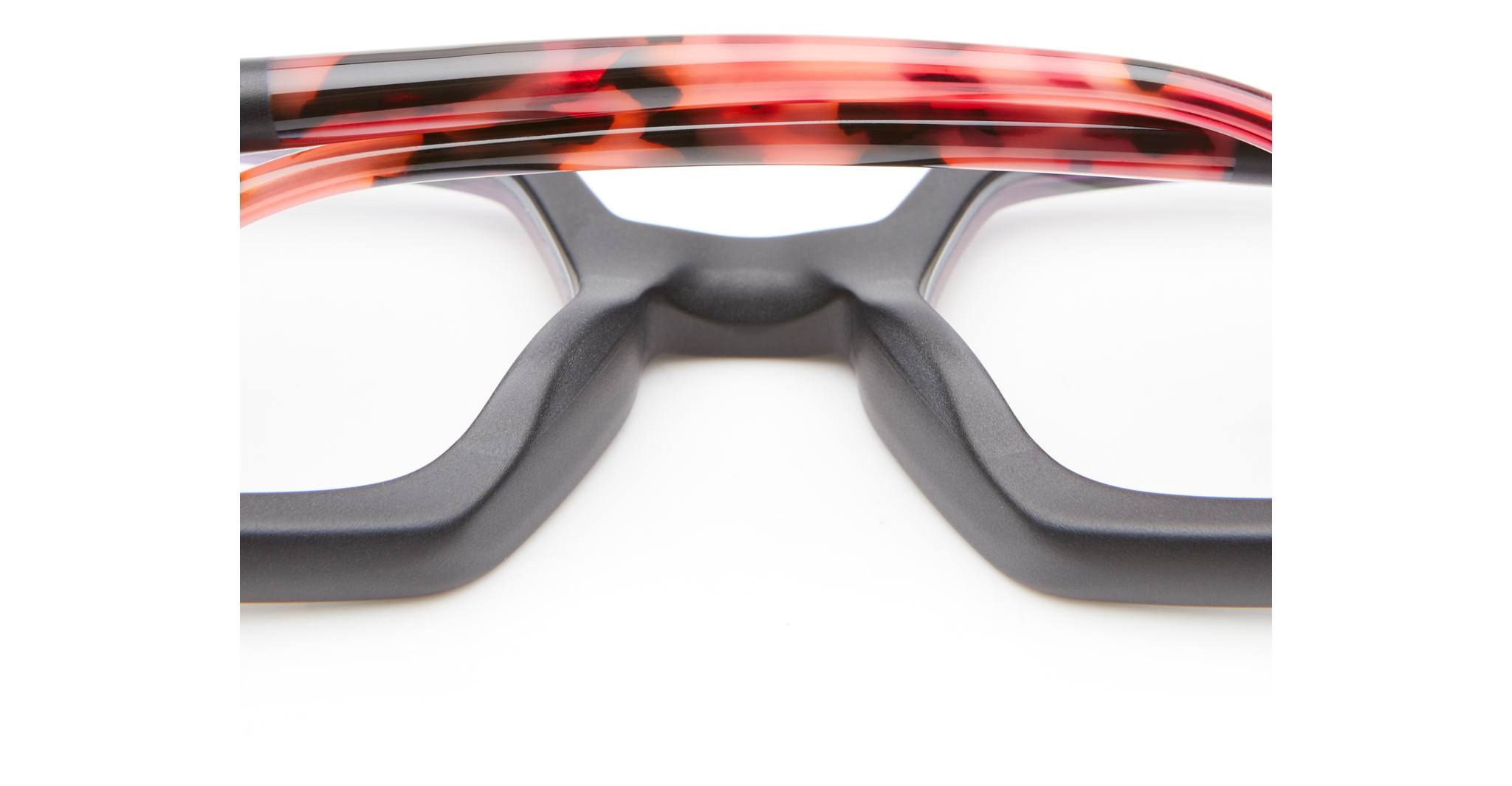 Kuboraum P3 BM RD Black Matte and Red KRO0P3BMRD0000OP