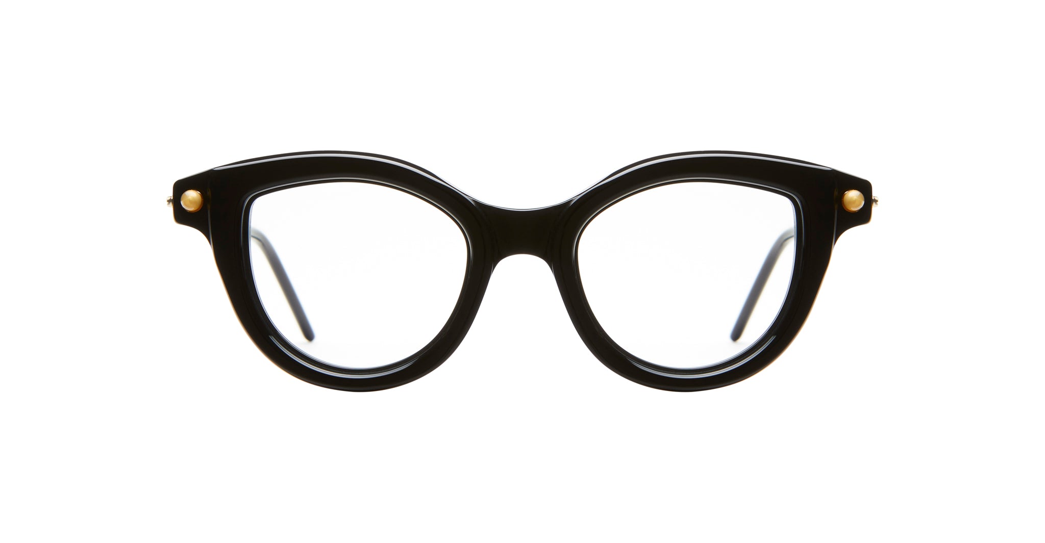 Kuboraum P7 Optical Frame in BS DT Black Shine KRO0P7BSDT0000OP