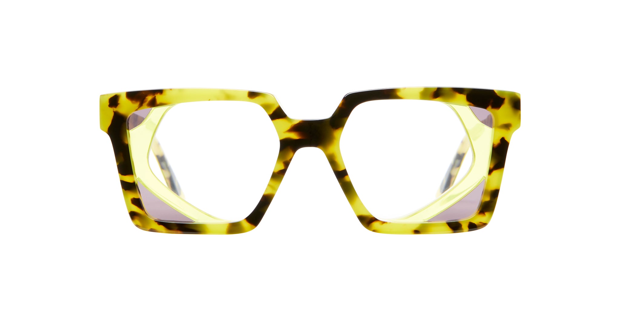 Kuboraum T6 Optical Frame in YT Yellow Tortoise KRO0T6YT000000OP