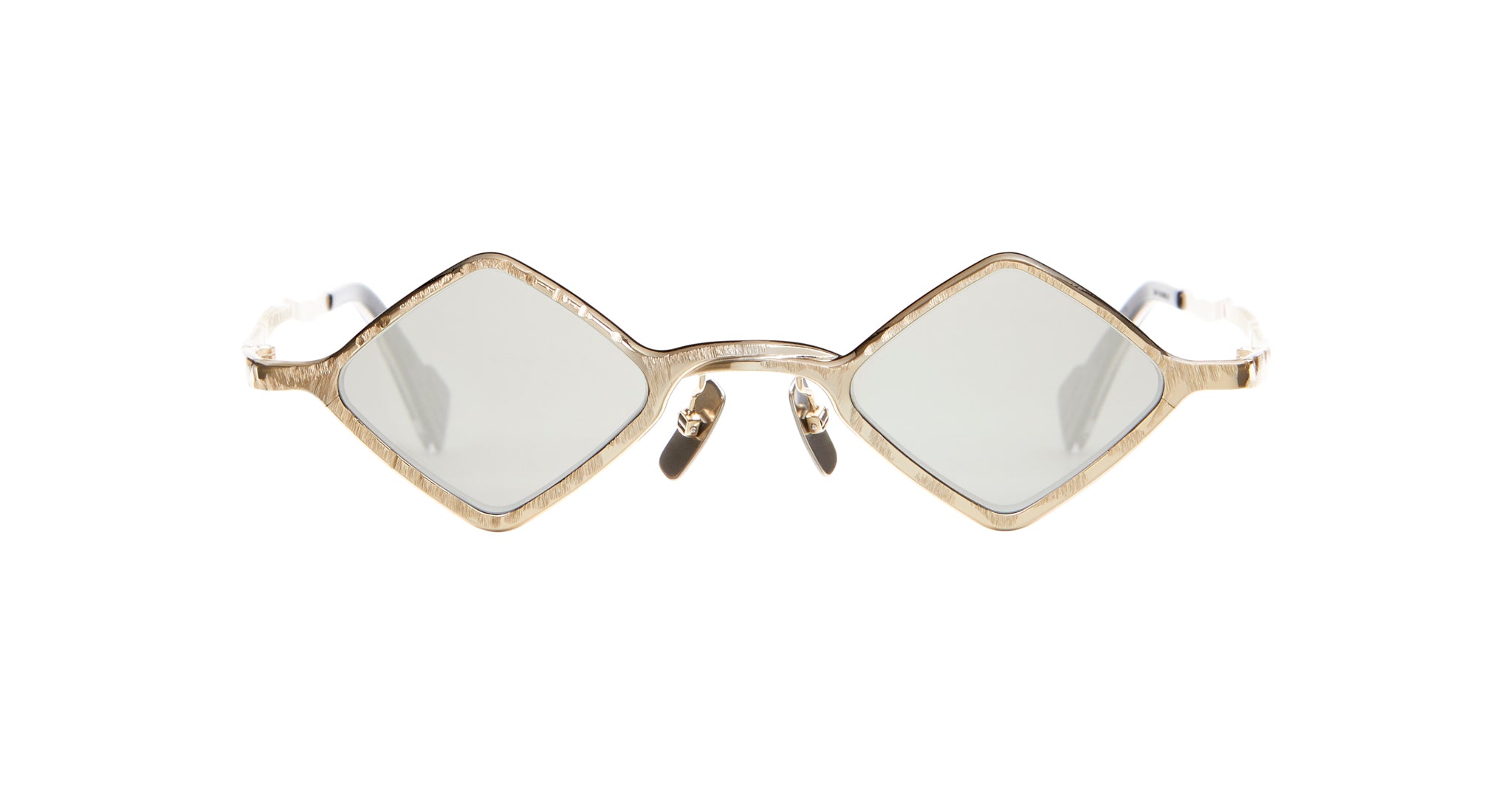 Kuboraum Z14 in Color GL SI Gold with Silver Lens KRSZ14GL000000SI