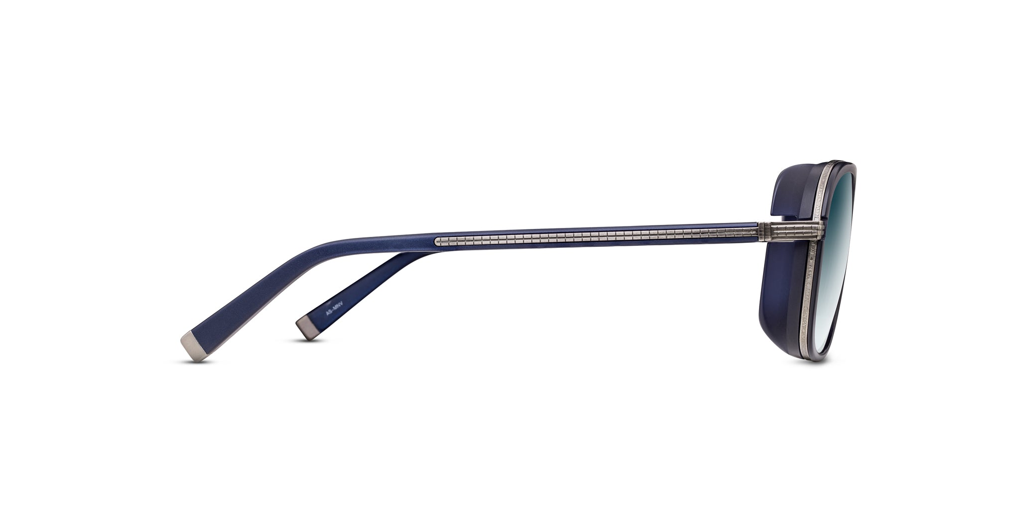 Matsuda M3023-V2 Antique Silver and Matte Navy M3023-V2.SG.AS-MNV.55