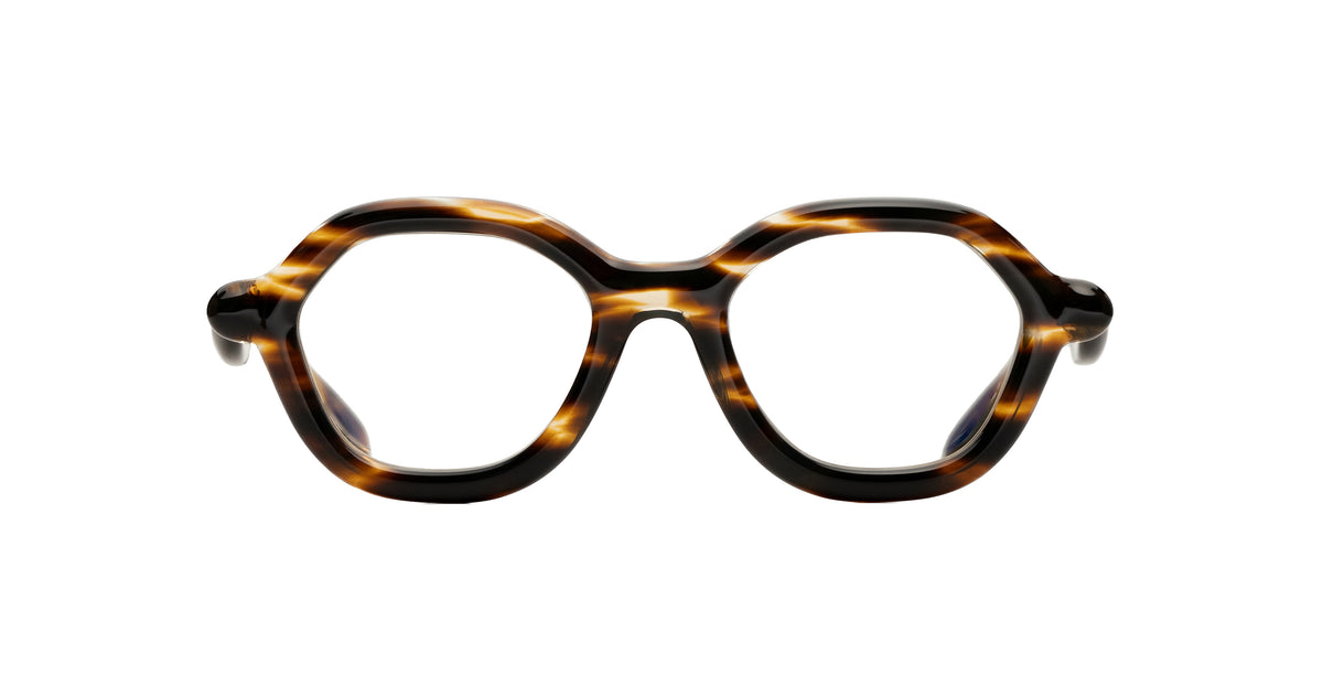 Paloceras nouvelle fiction C2 eyeglasses in leopard lace tortoise front view