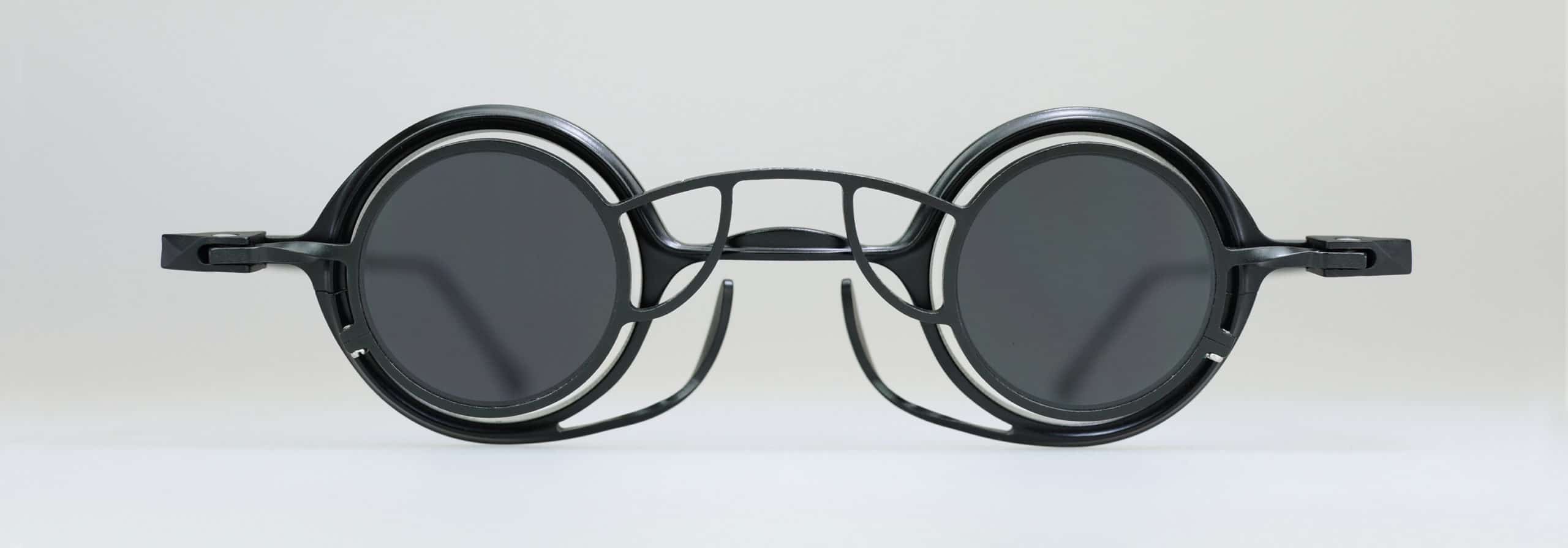 Rigards RG0105TI in Matte Black Sunglass with Black Clip