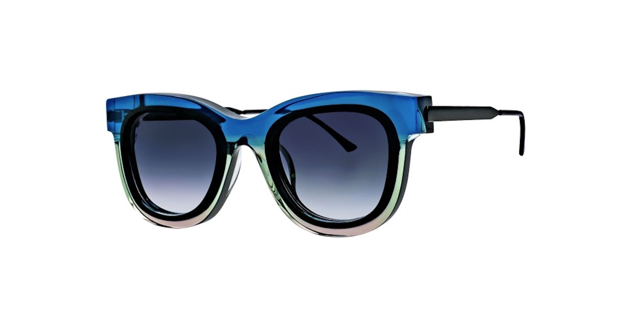 Thierry Lasry Elasty Sunglass in Colors Blue and Green