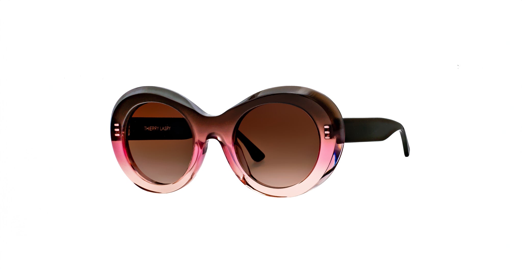 Thierry Lasry Pulpy in Brown and Pink PULPY1763