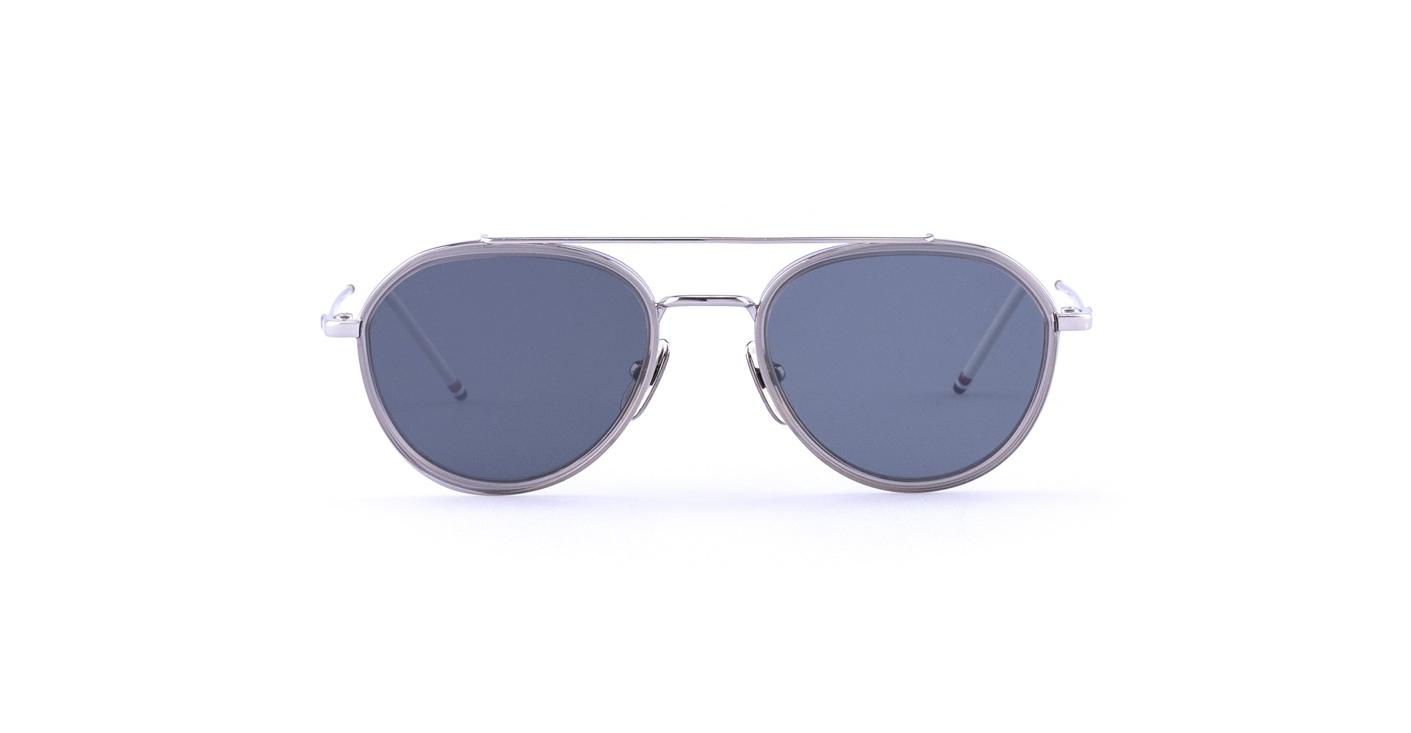 Thom Browne 801 Sunglasses in Smoke Grey