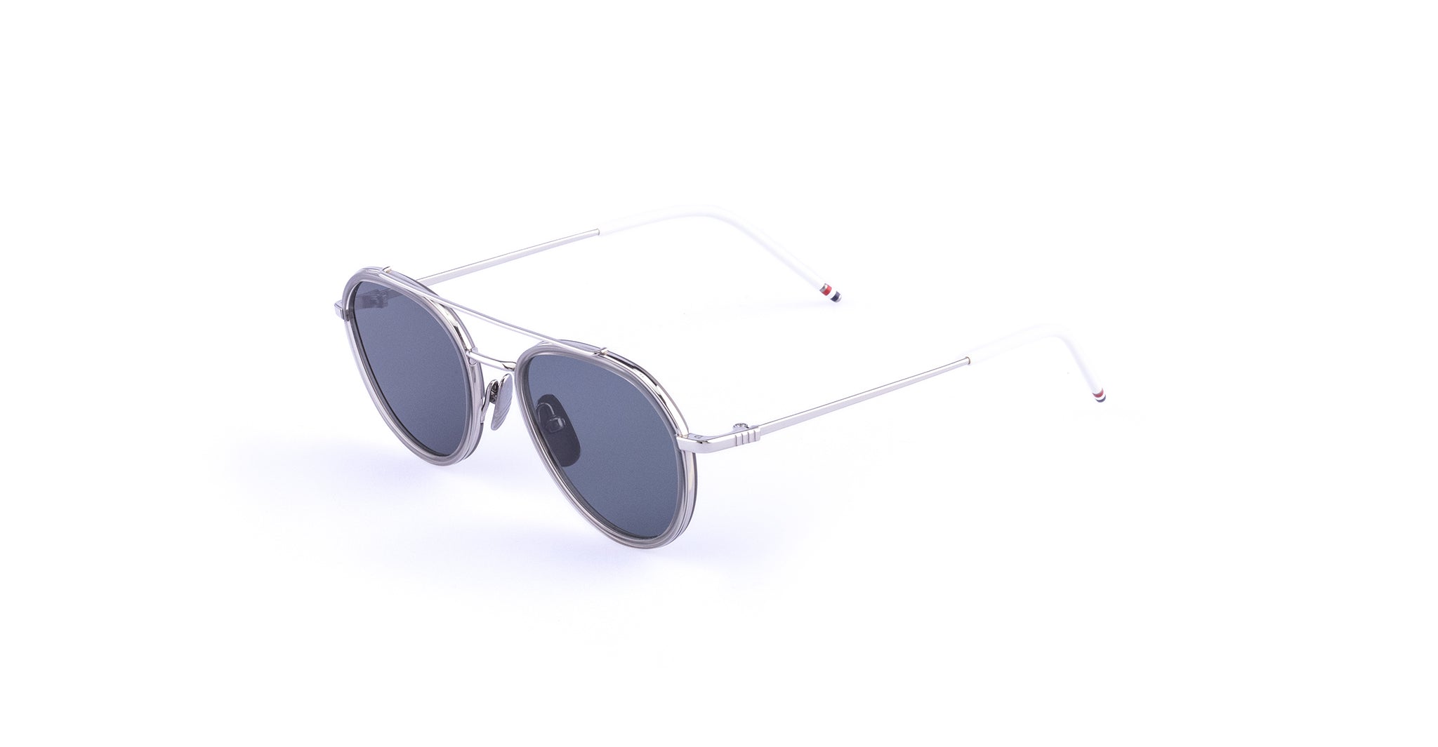 Thom Browne 801 Sunglasses in Smoke Grey