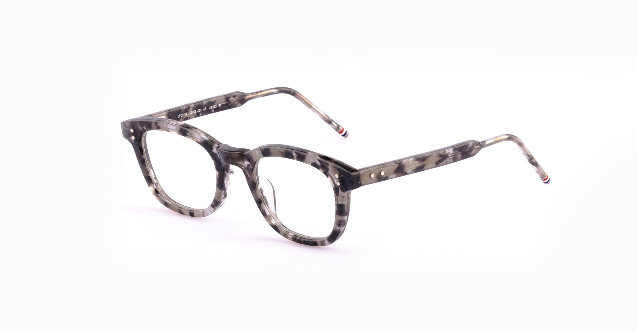 Thom Browne 921 Eyeglasses in Grey Tortoise