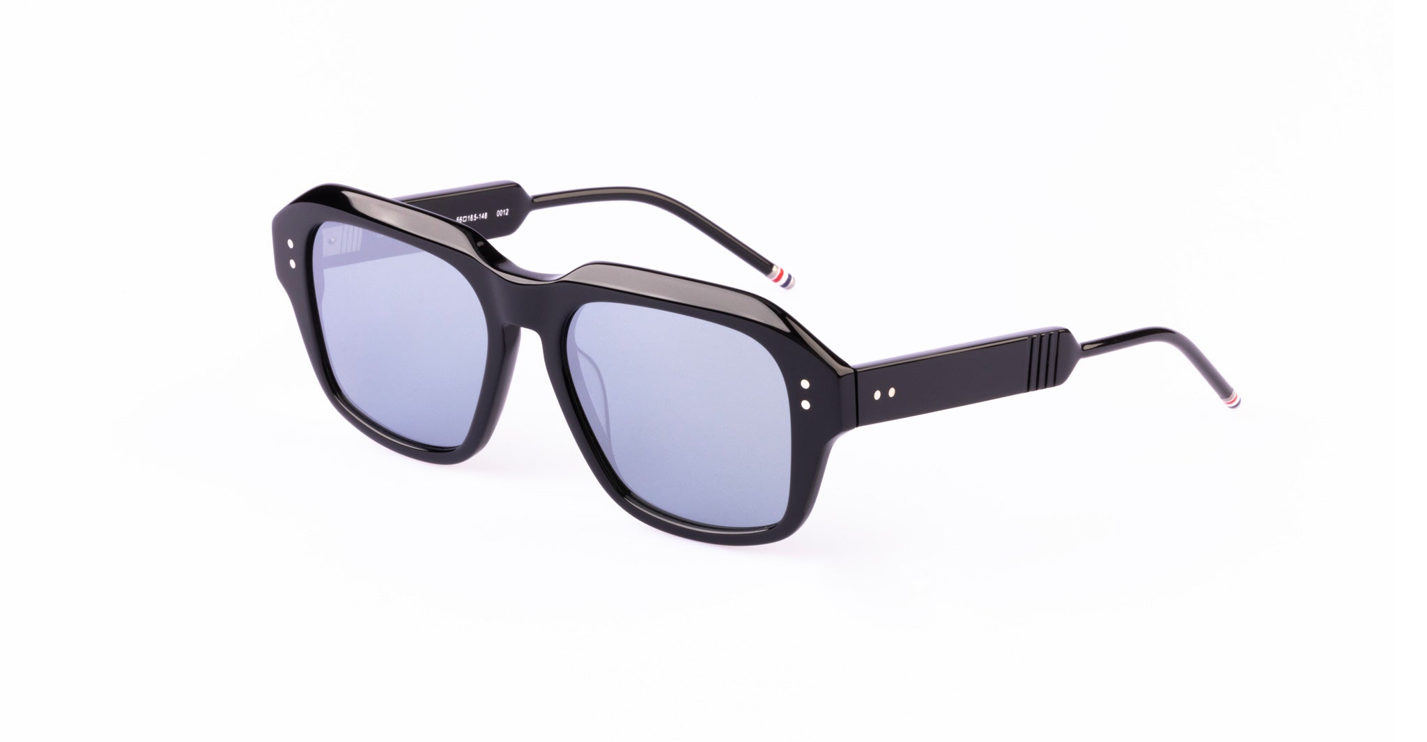 Thom Browne 928 Sunglass in Shiny Black UES928A-G0002-001
