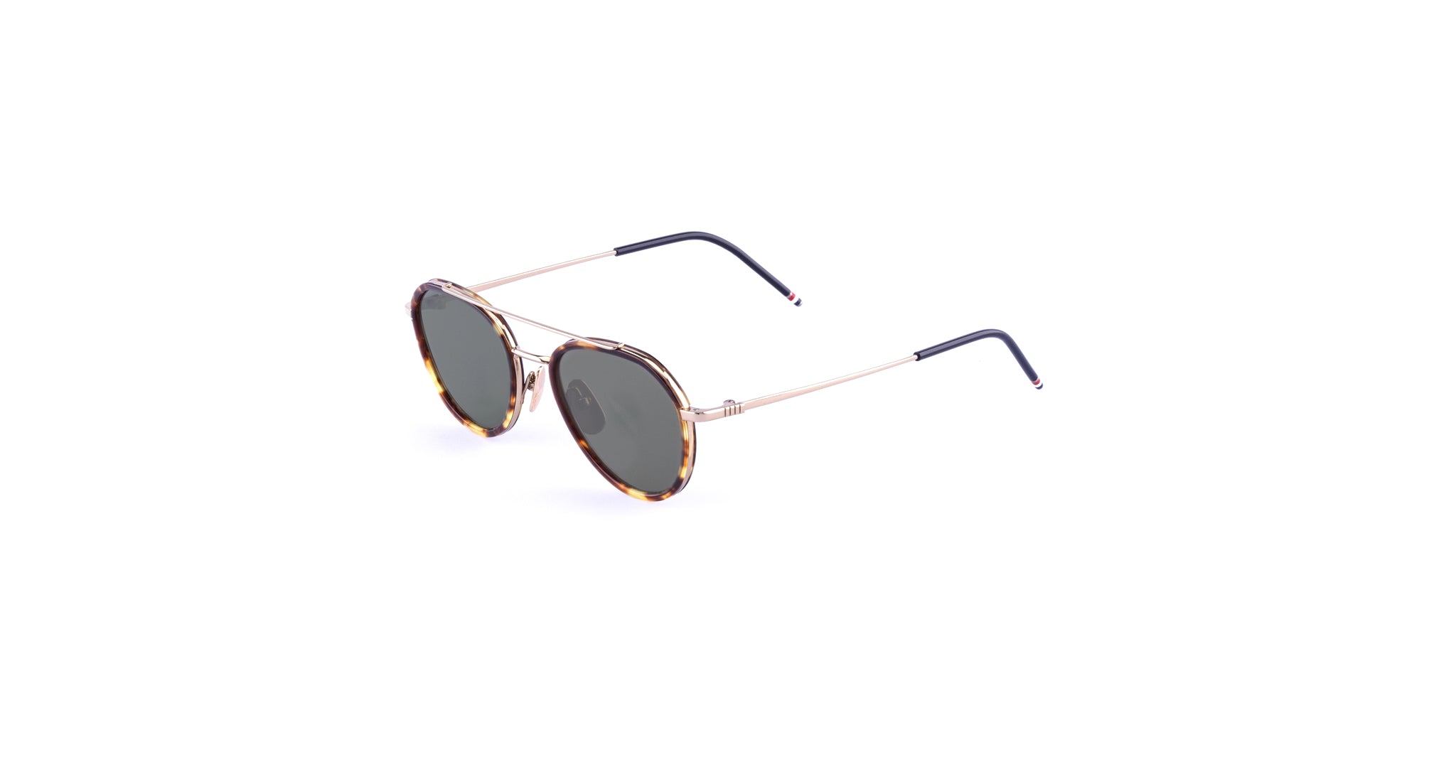 Thom Browne UES801A in Honey Tortoise 215