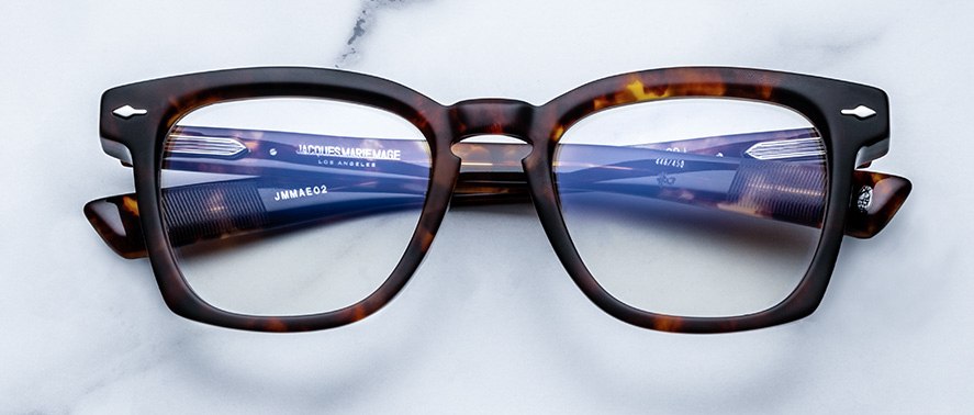 Jacques Marie Mage Arshile eyeglasses in colorway Havana