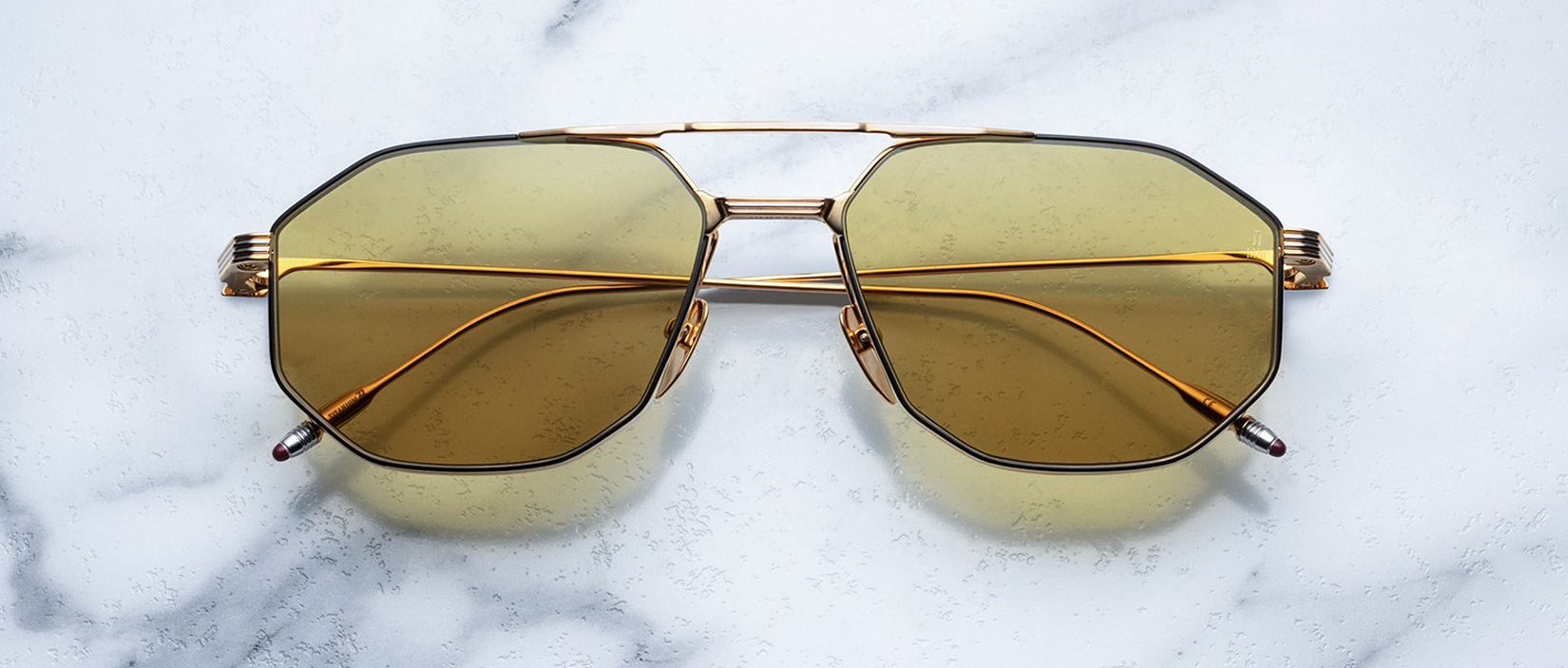 Jacques Marie Mage Bandit style sunglasses in colorway JPS