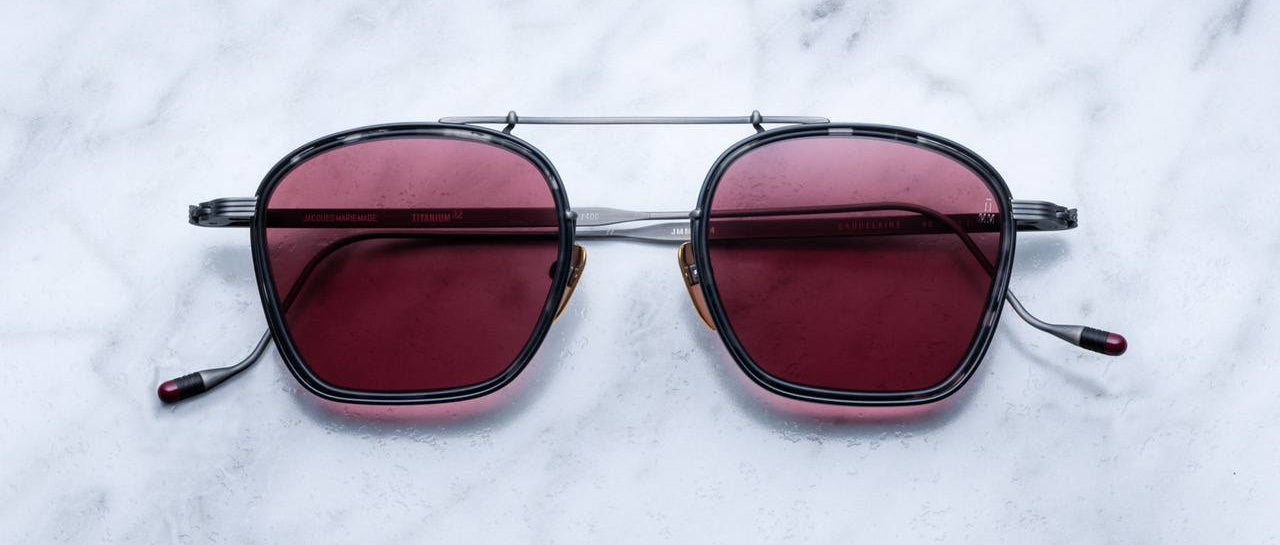 Jacques Marie Mage Baudelaire Style sunglases in colorway Flint