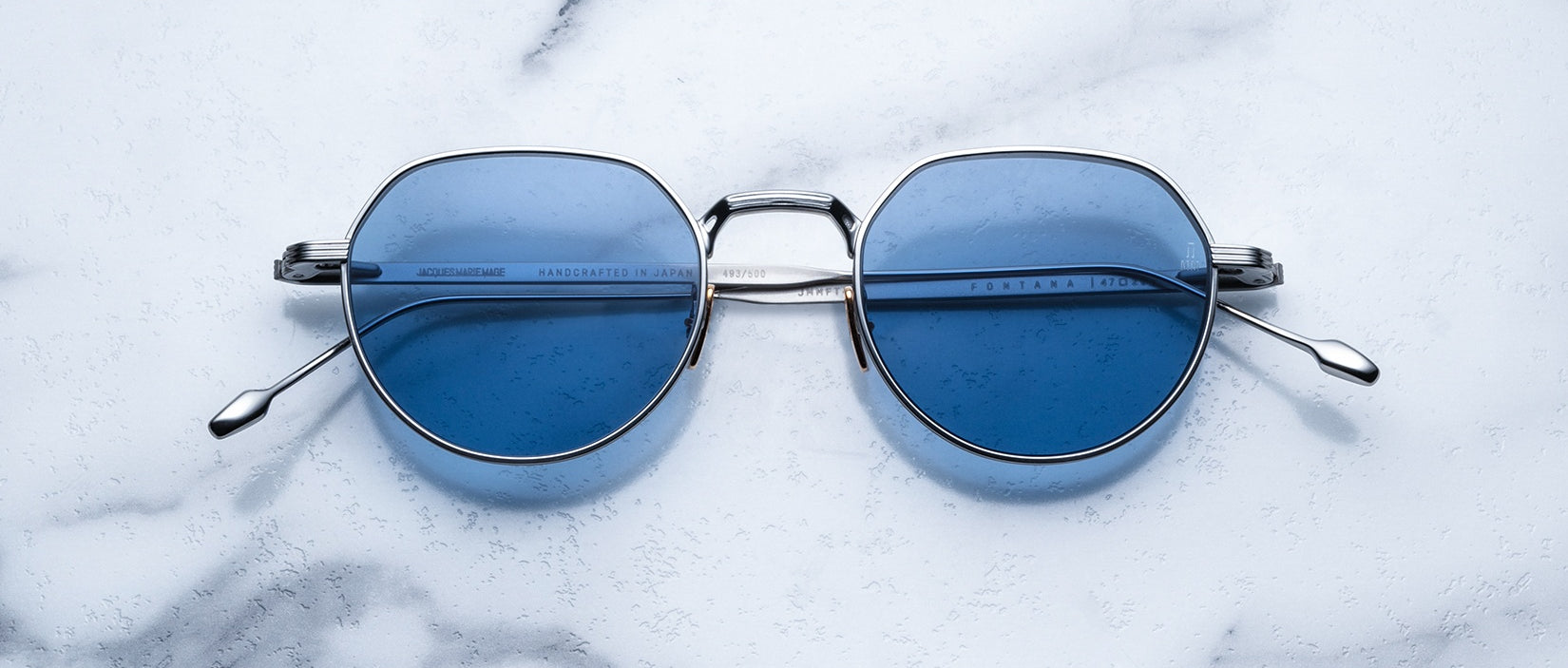 Jacques Marie Mage Fontana style sunglasses in silver