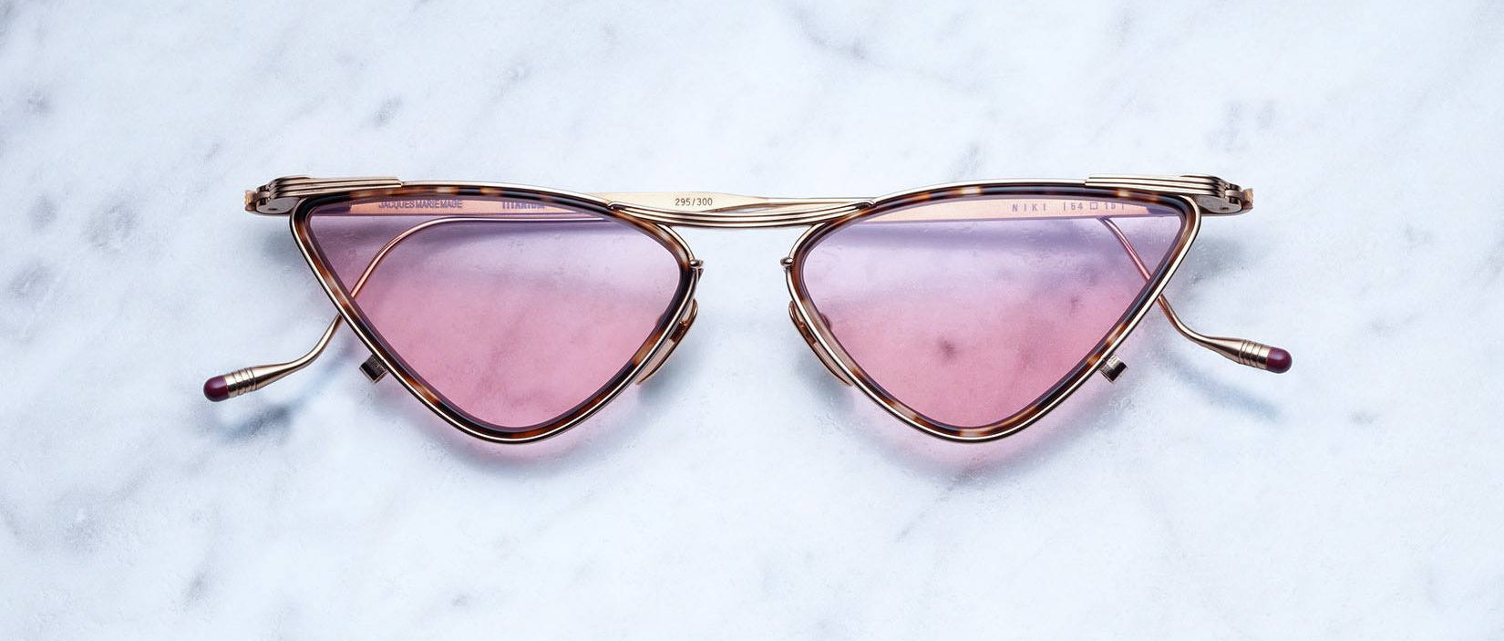 Jacques Marie Mage Niki Sunglasses in Nude JMMNK-56