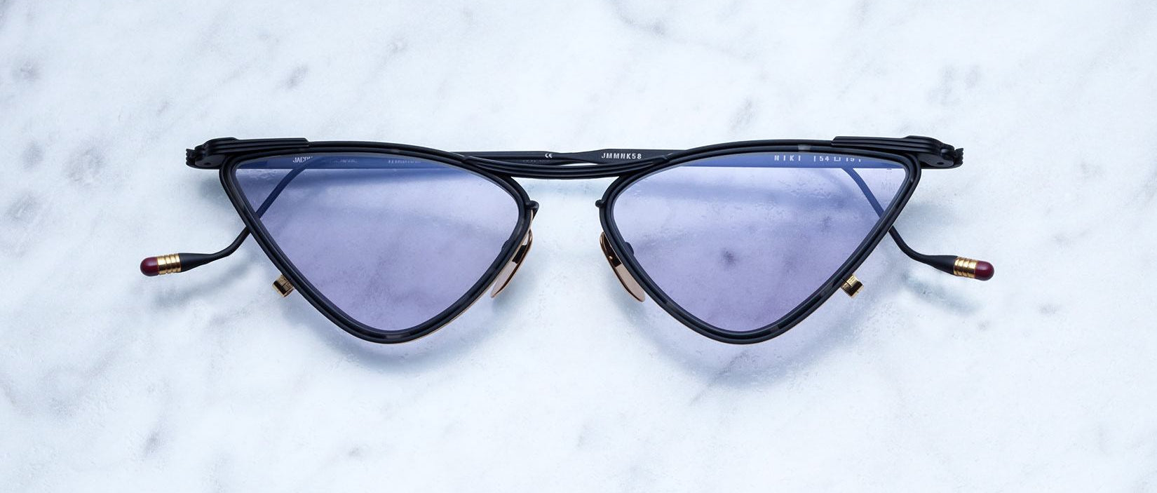 Jacques Marie Mage Niki Sunglasses in Raven JMMNK-58
