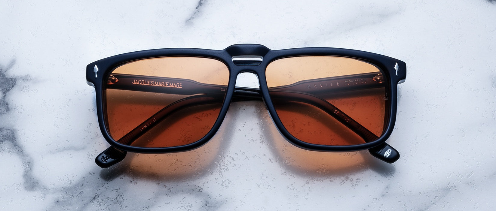 Jacques Marie Mage Savile sunglasses in Marine JMMSV-17