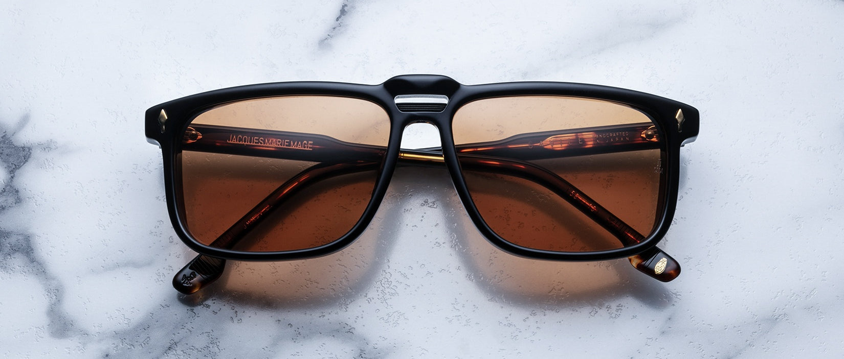 Jacques Marie Mage Savile sunglasses in Noir JMMSV-01