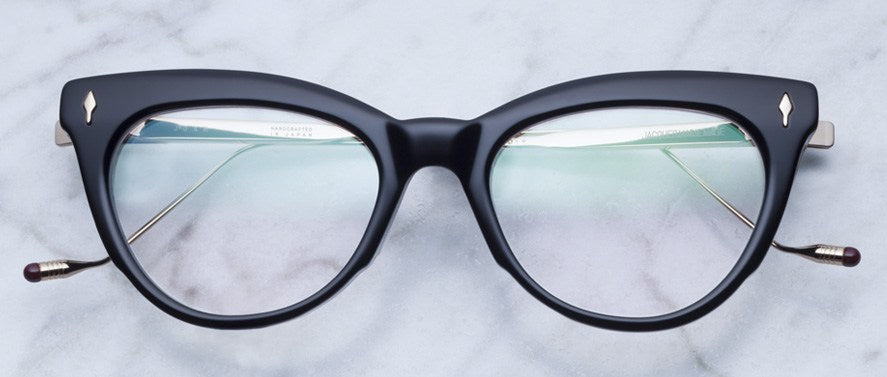 Jacques Marie Mage Joan style eyeglasses in Noir JMMJNRX-01