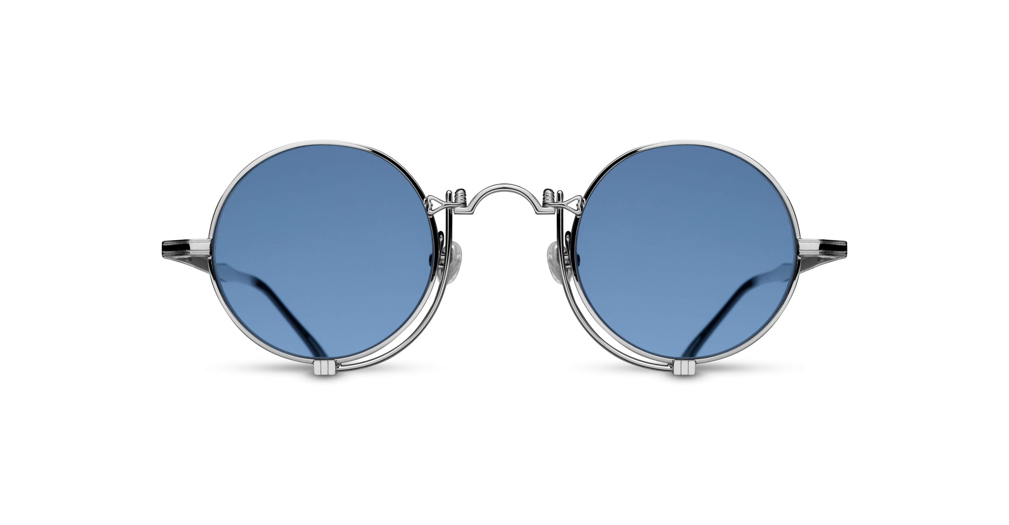 Matsuda Sunglass Model 10601H in Color Palladium White