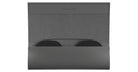 Even Realities G2 A Clip-On sunglasses shown from above inside an open gray textured travel case.