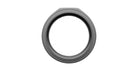 Even Realities R1 Ring round gray plastic toilet seat lid, smooth finish, viewed from above.